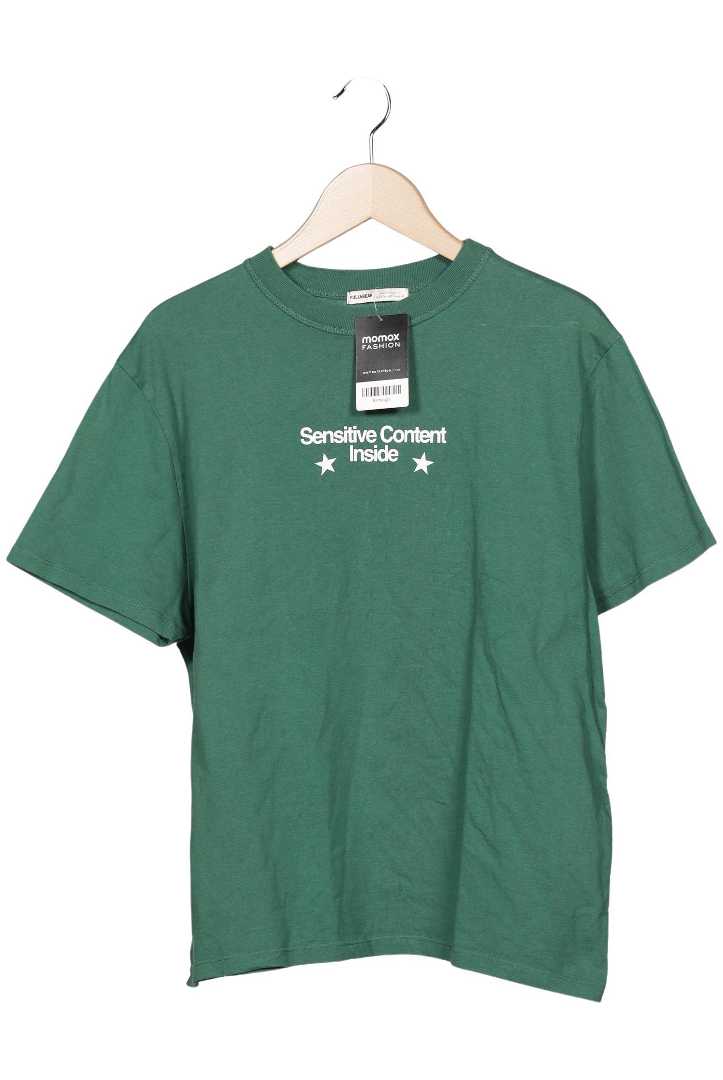 

Pull & Bear Herren T-Shirt, grün, Gr. 44