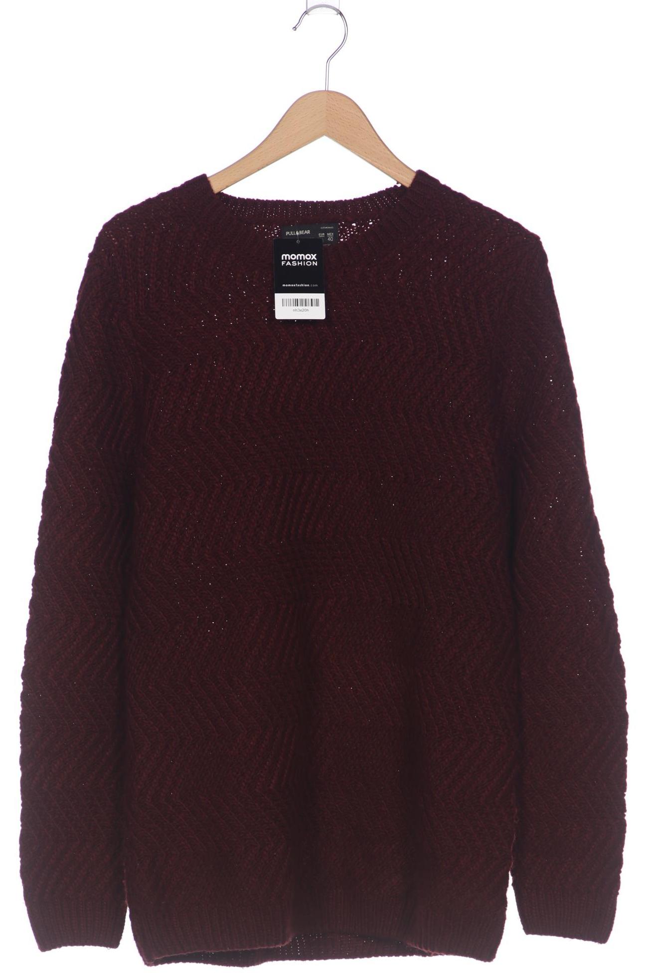 

Pull & Bear Herren Pullover, bordeaux, Gr. 52