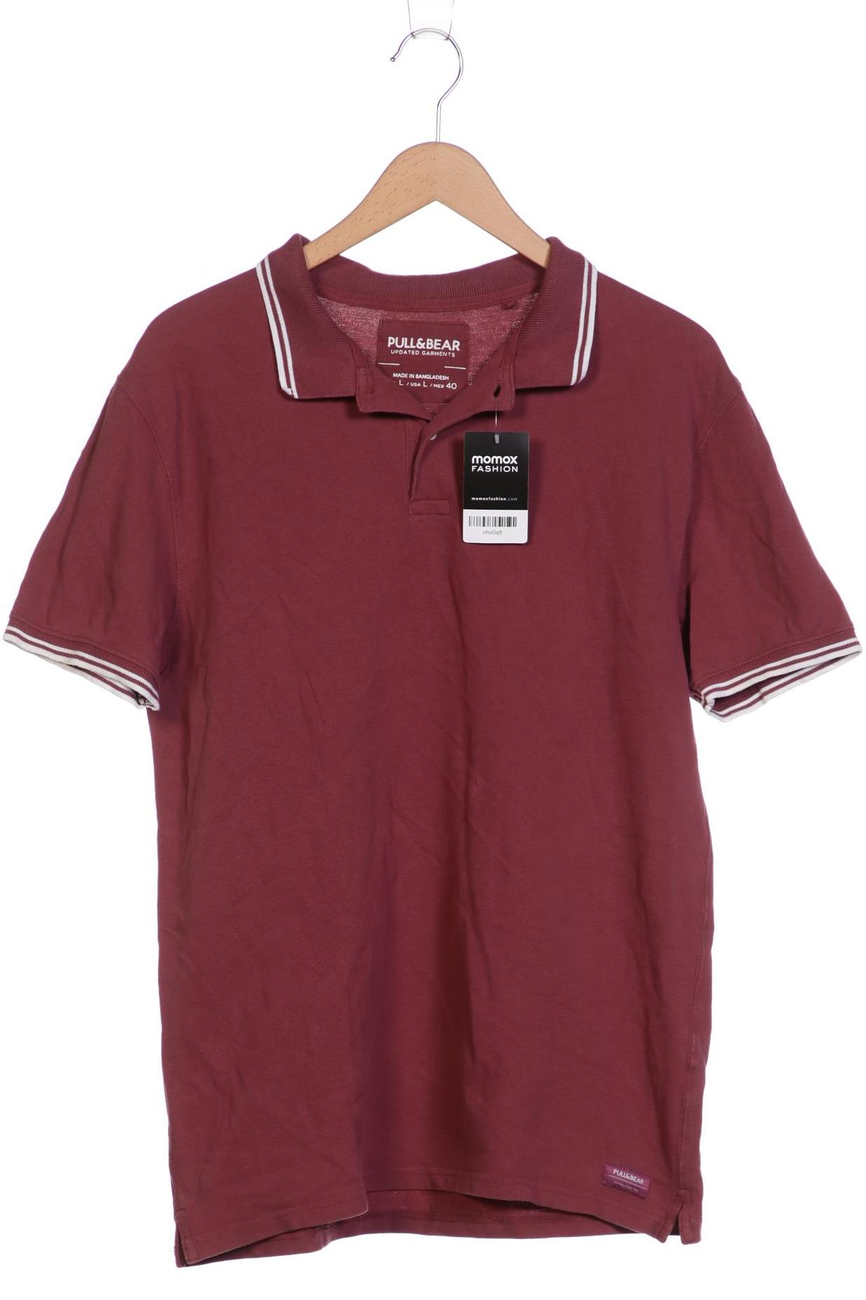 

Pull & Bear Herren Poloshirt, pink, Gr. 52