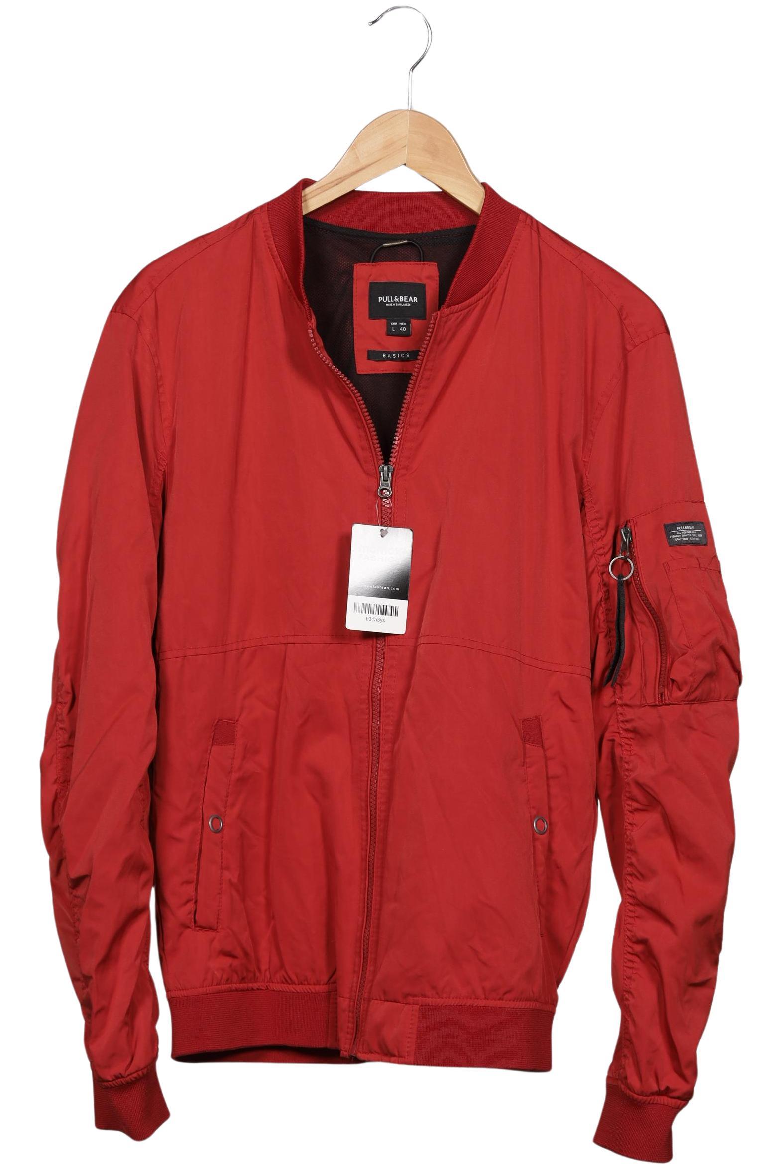 

Pull & Bear Herren Jacke, rot, Gr. 52