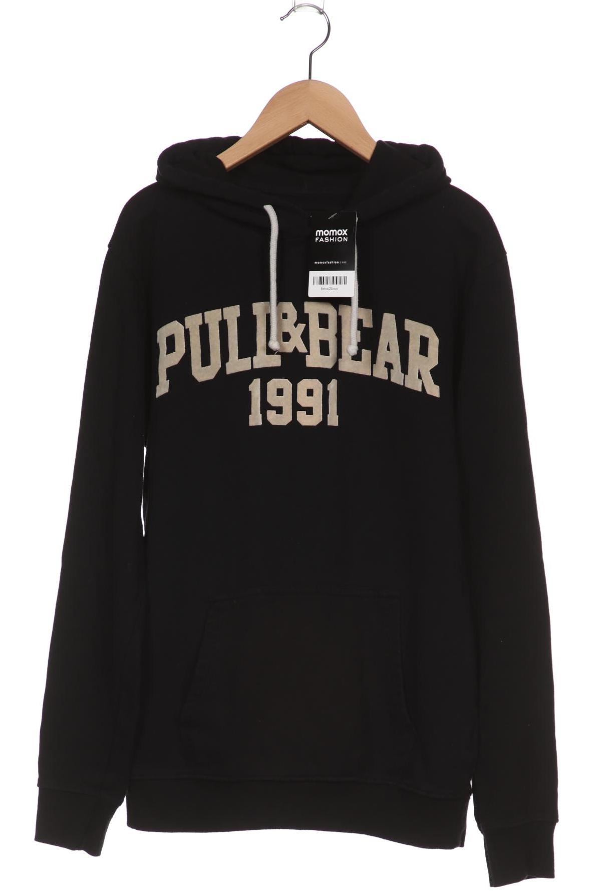 

Pull & Bear Herren Kapuzenpullover, schwarz