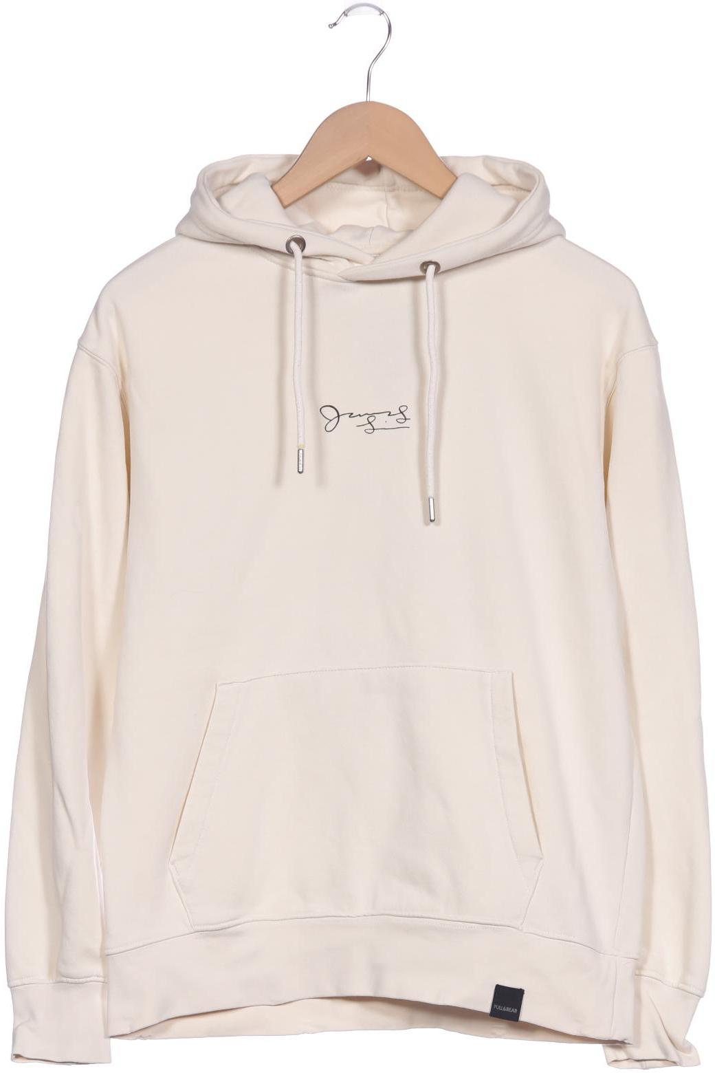

Pull & Bear Herren Kapuzenpullover, cremeweiß, Gr. 46