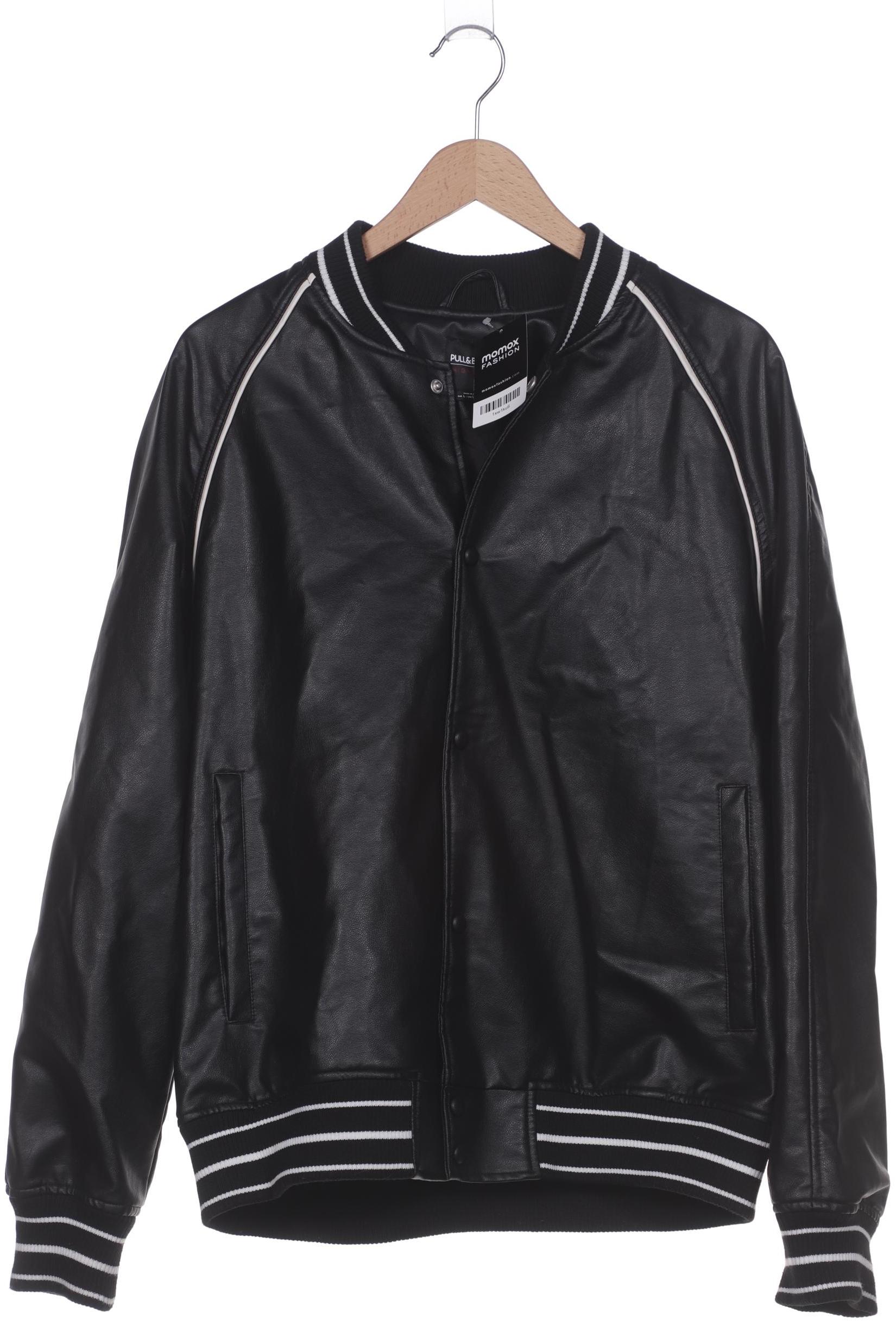 

Pull & Bear Herren Jacke, schwarz, Gr. 52