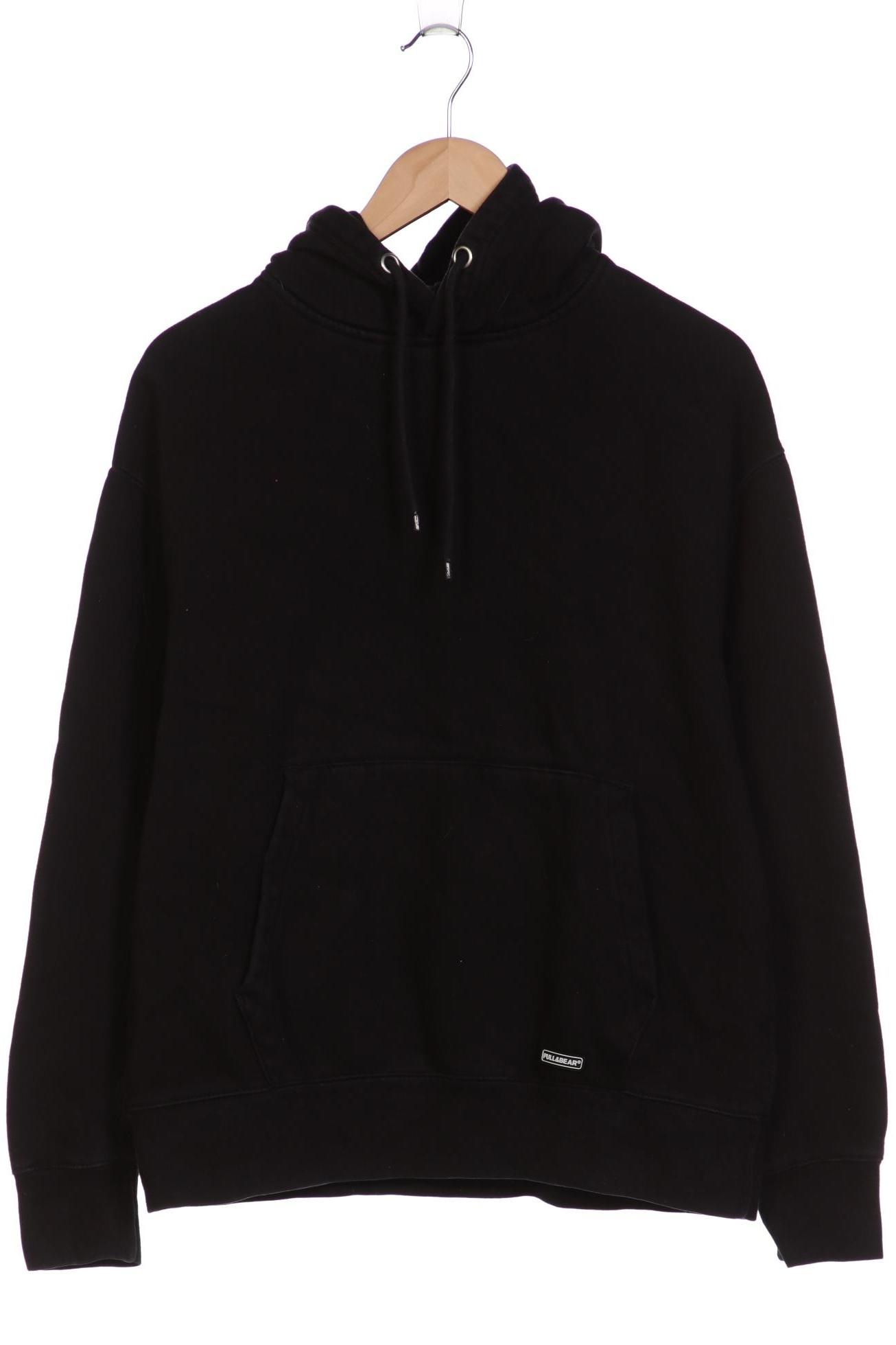 

Pull & Bear Herren Kapuzenpullover, schwarz, Gr. 48