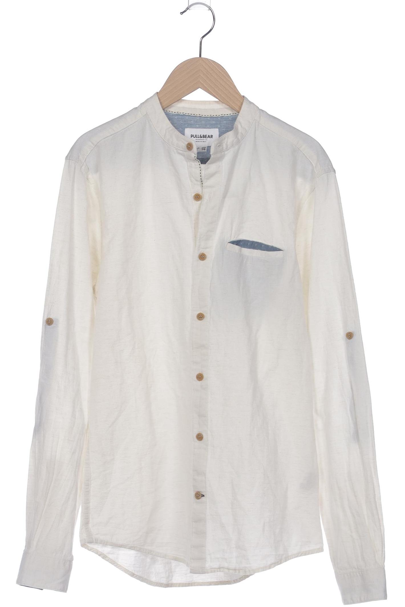 

Pull & Bear Herren Hemd, cremeweiß, Gr. 46