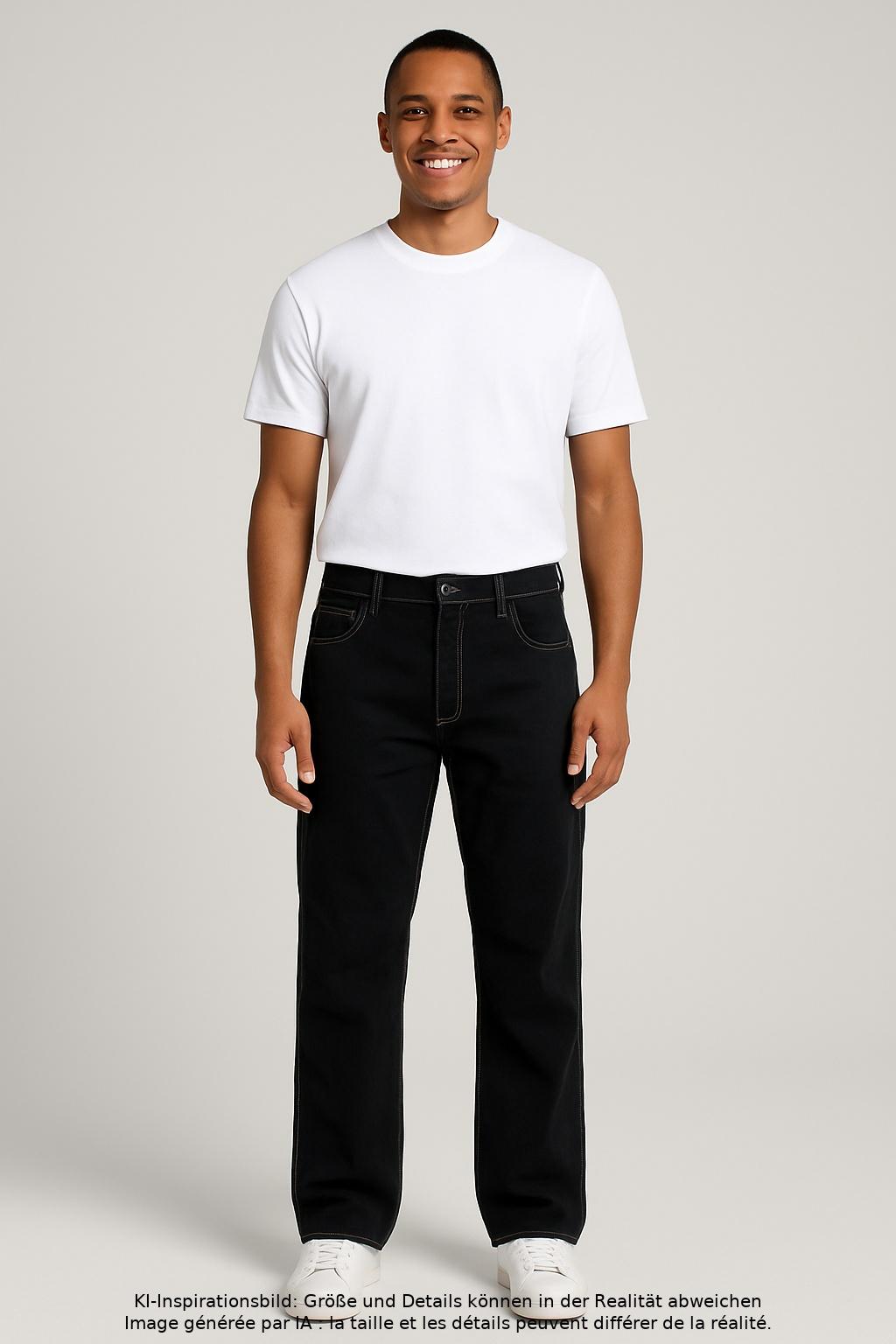 Thumbnail - Pull &amp; Bear Herren Jeans, schwarz, Gr. 31