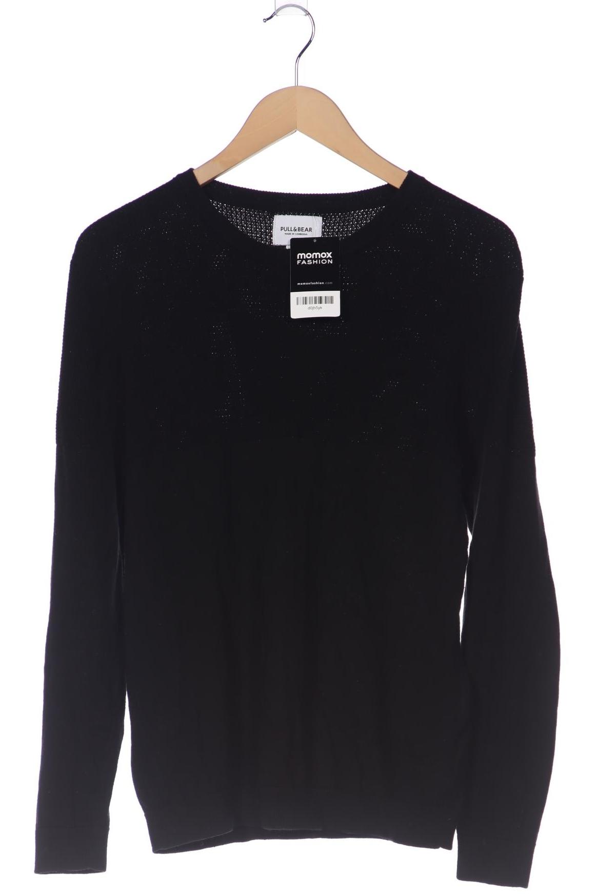

Pull & Bear Herren Pullover, schwarz, Gr. 48