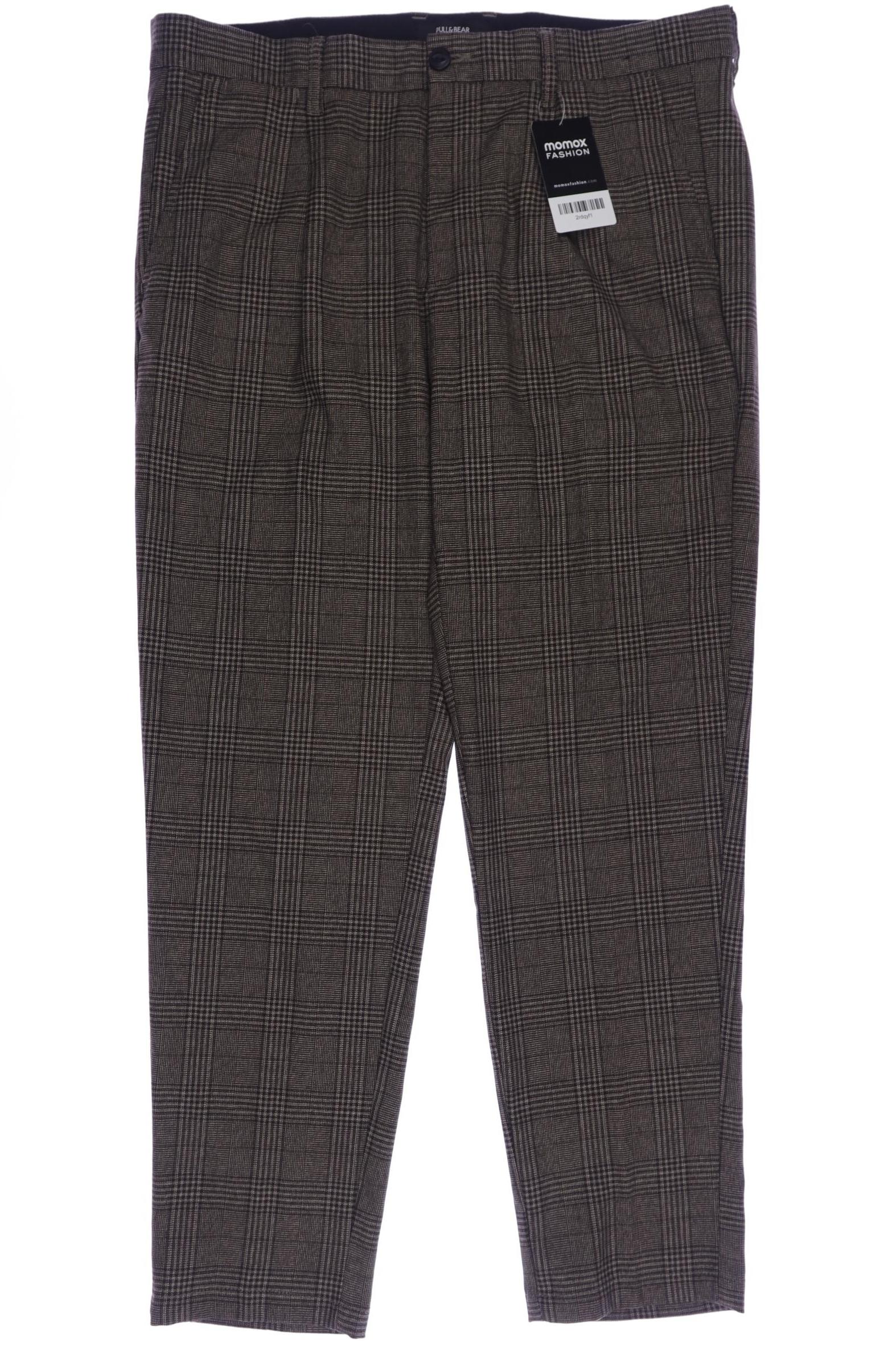 

Pull & Bear Herren Stoffhose, braun, Gr. 36