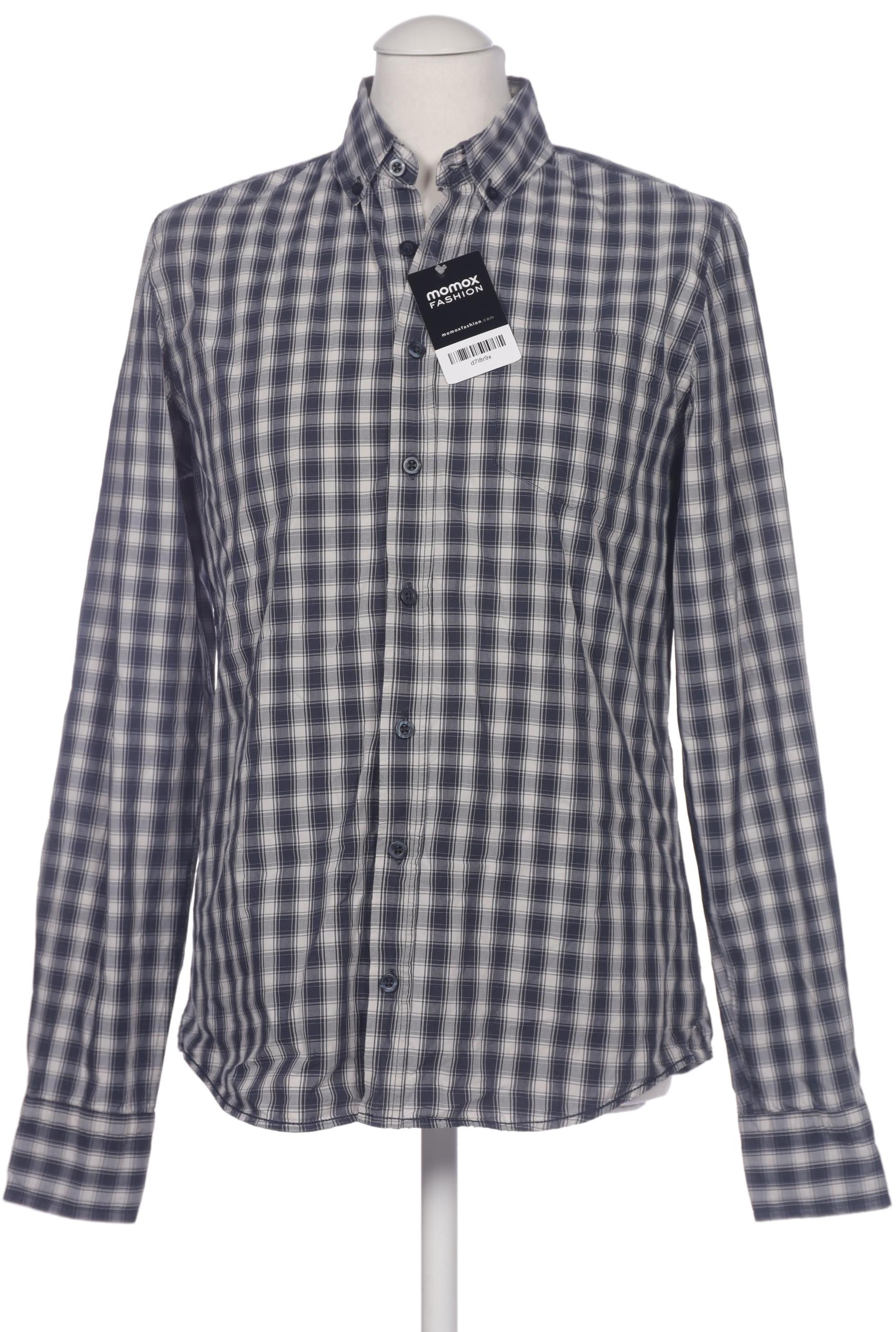 

Pull & Bear Herren Hemd, marineblau, Gr. 48