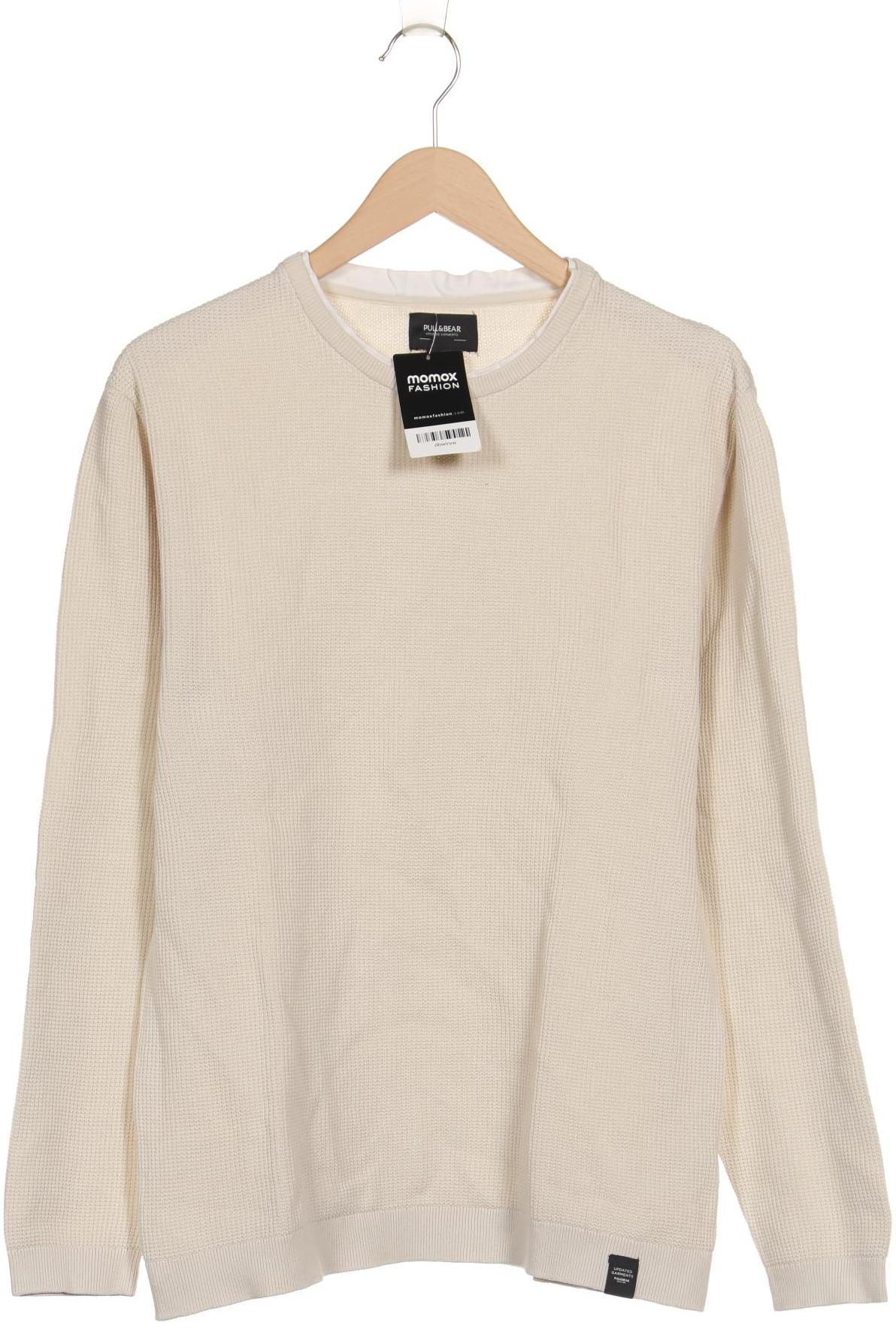 

Pull & Bear Herren Pullover, cremeweiß, Gr. 54