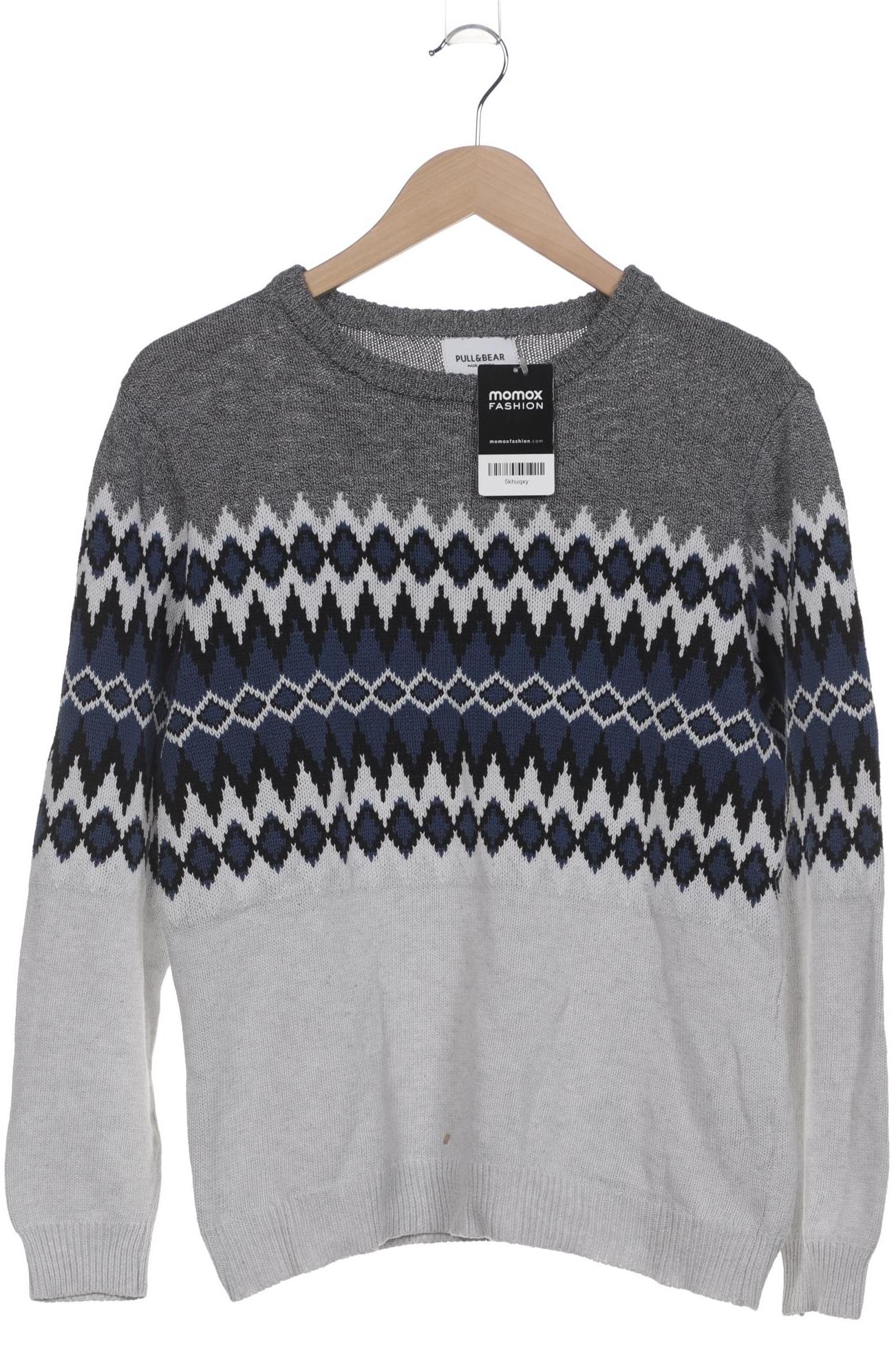 

Pull & Bear Herren Pullover, blau, Gr. 48