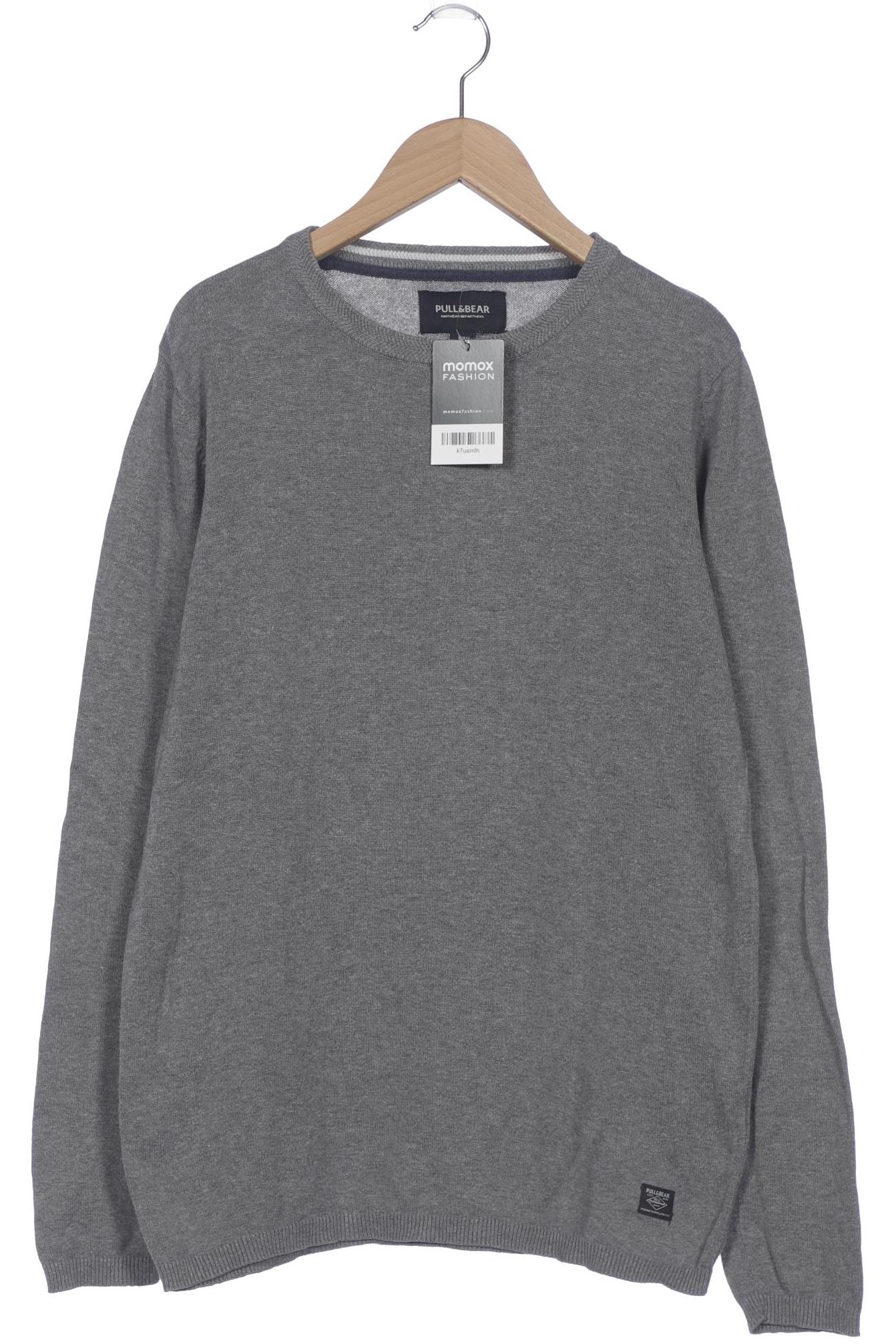 

Pull & Bear Herren Pullover, grau, Gr. 48