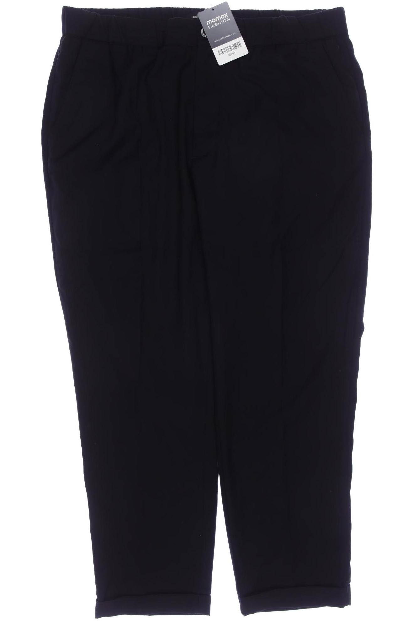 

Pull & Bear Herren Stoffhose, schwarz, Gr. 0