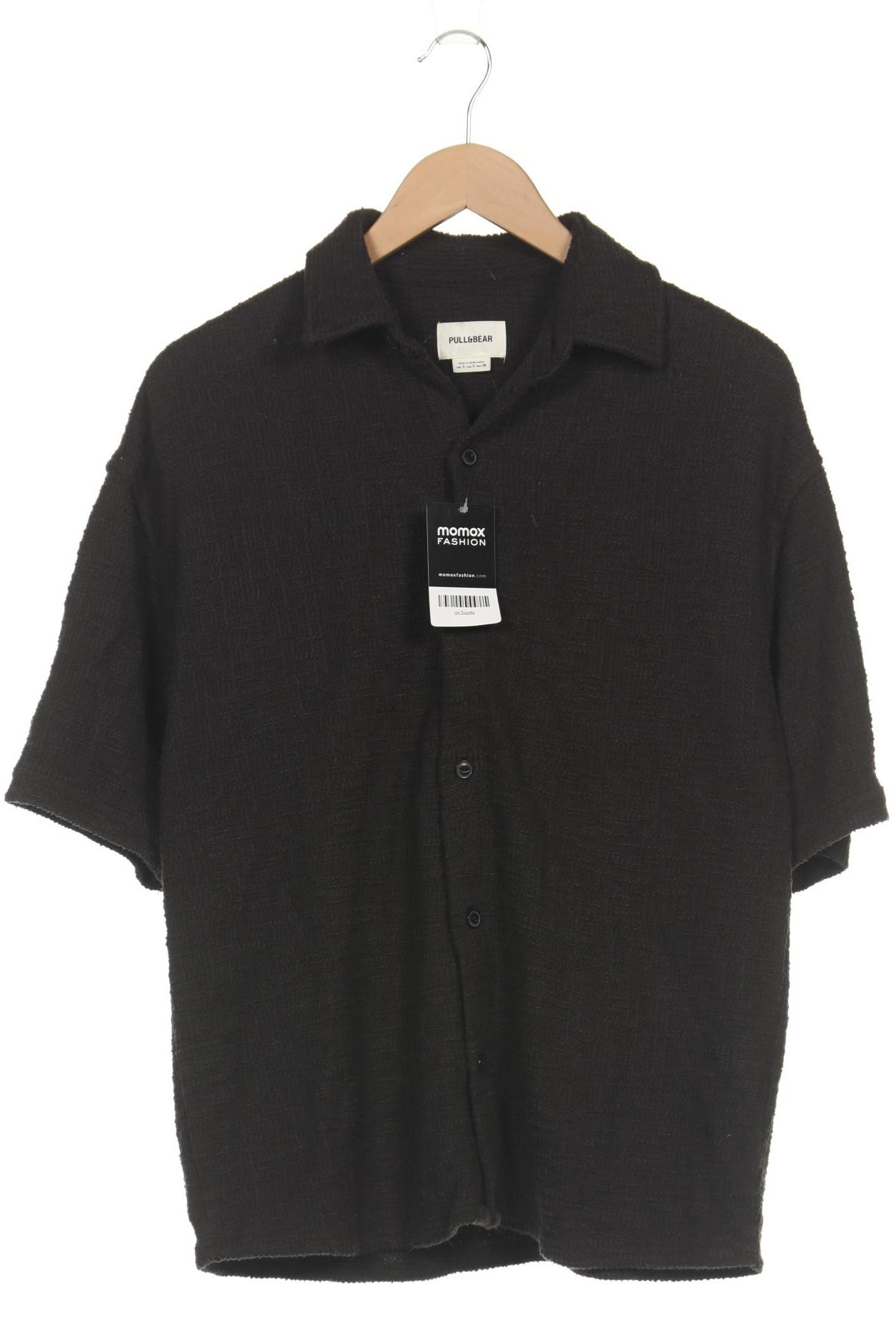 Thumbnail - Pull &amp; Bear Herren Hemd, schwarz, Gr. 46