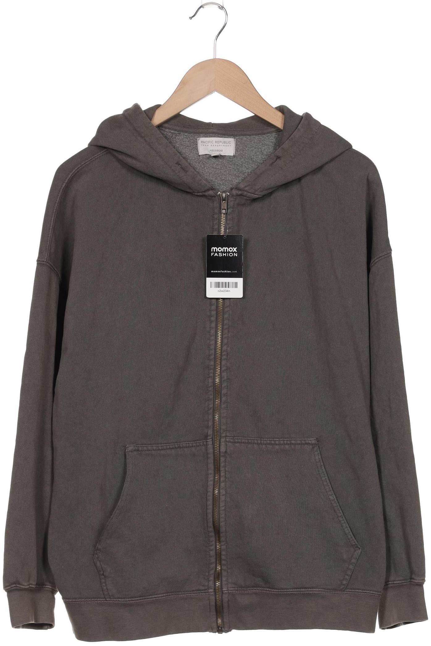 

Pull & Bear Herren Kapuzenpullover, grau, Gr. 48