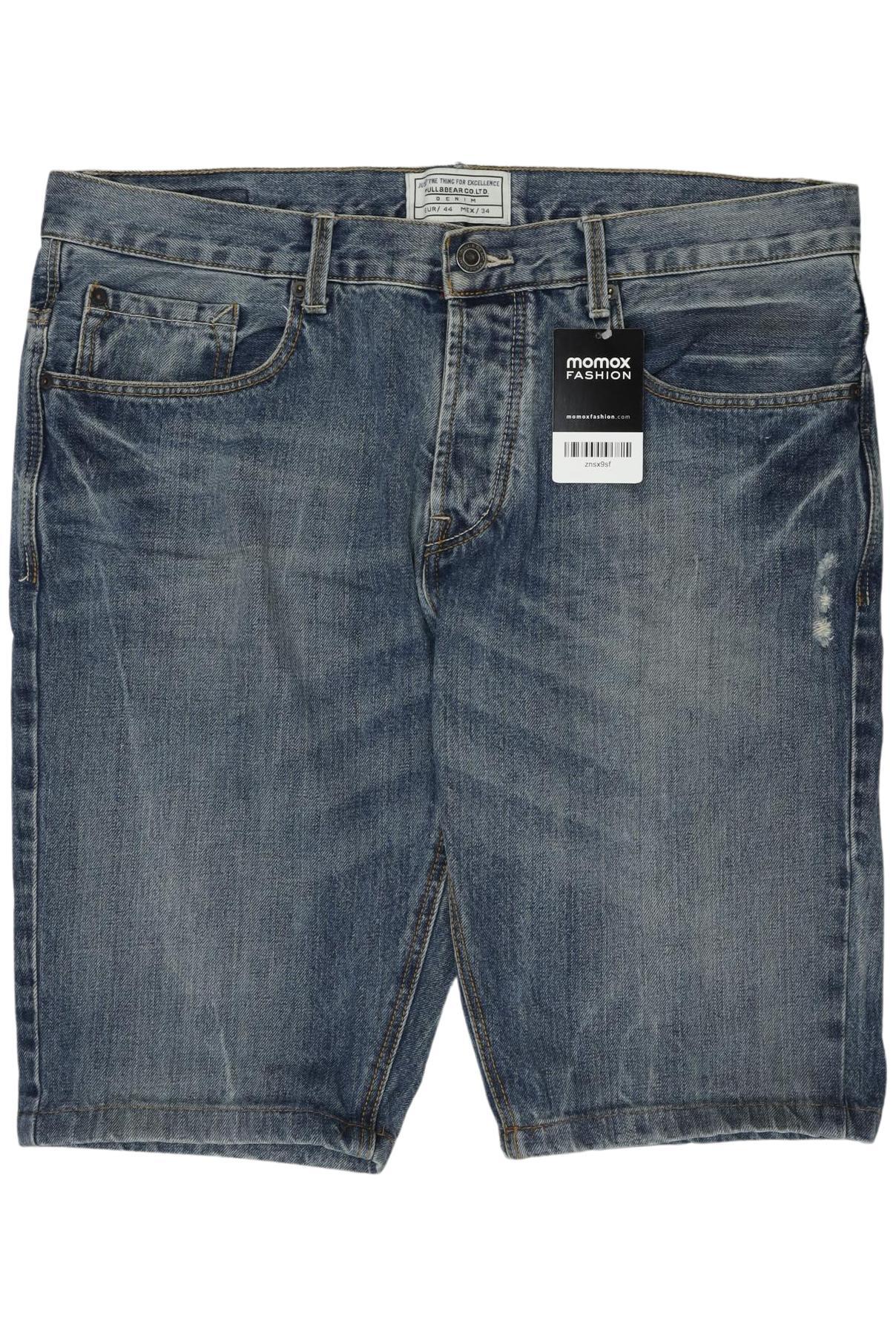 

Pull & Bear Herren Shorts, blau, Gr. 34