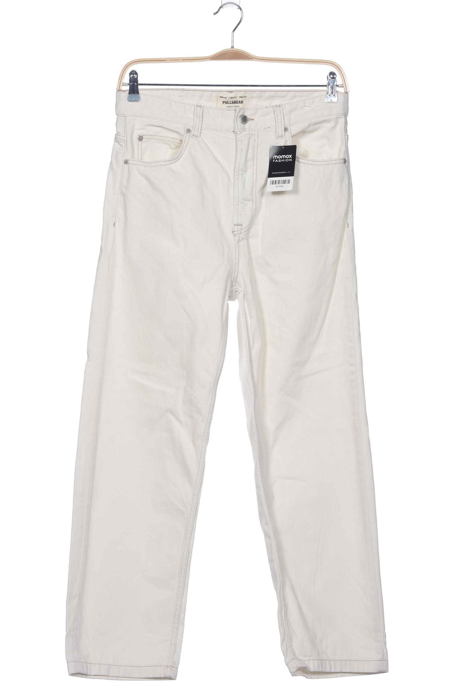 

Pull & Bear Herren Jeans, cremeweiß, Gr. 31