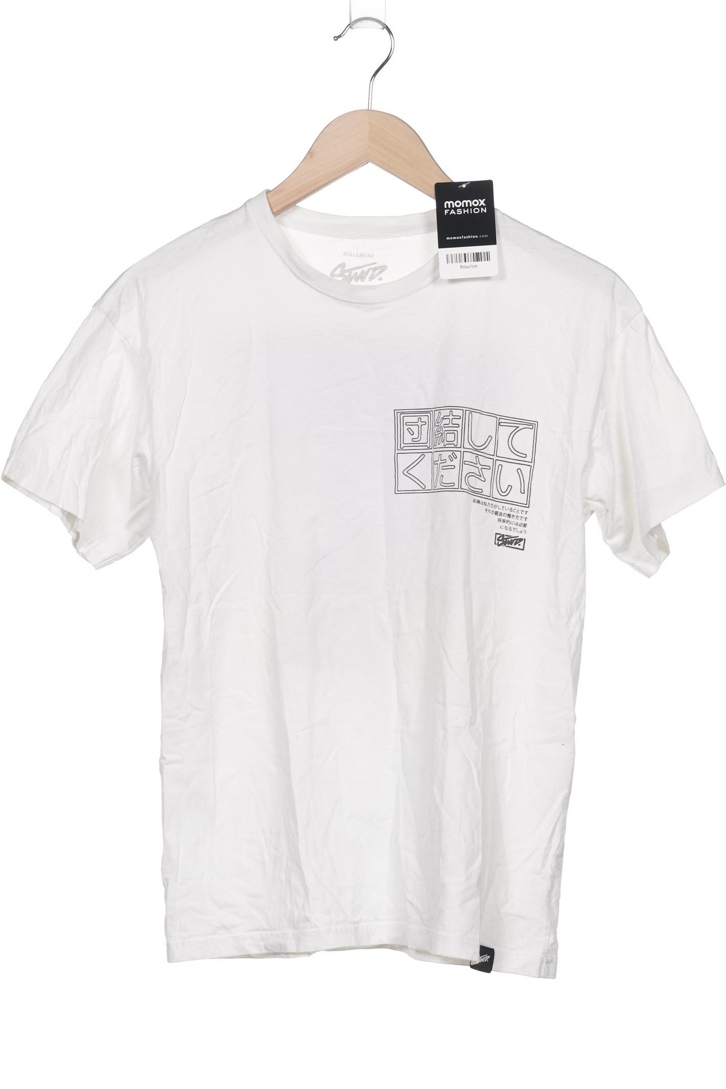 

Pull & Bear Herren T-Shirt, weiß, Gr. 44