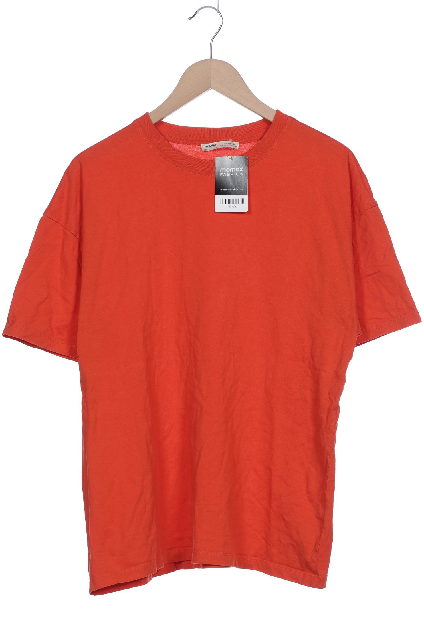 

Pull & Bear Herren T-Shirt, orange, Gr. 52