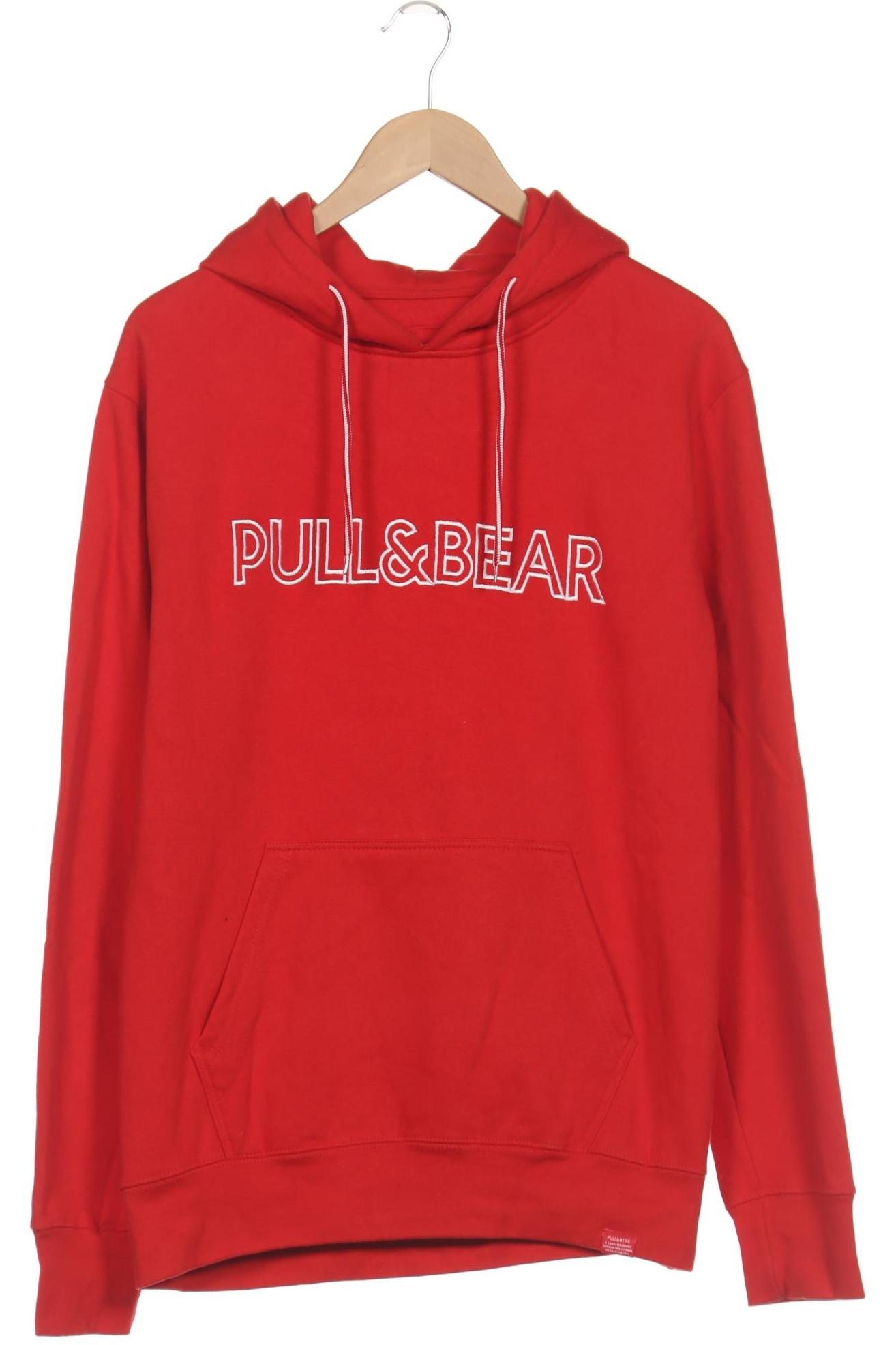 

Pull & Bear Herren Kapuzenpullover, rot, Gr. 52