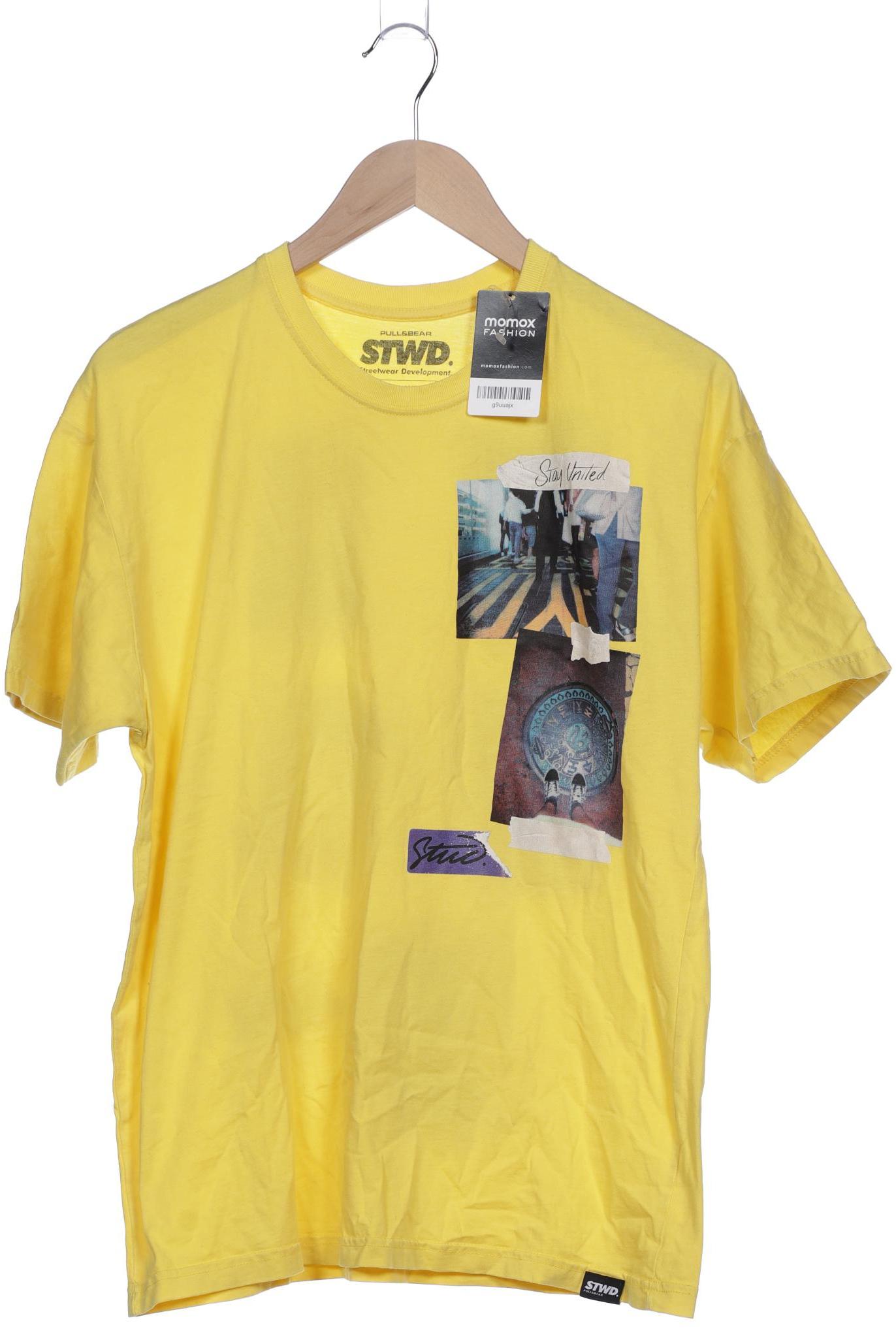 

Pull & Bear Herren T-Shirt, gelb, Gr. 48