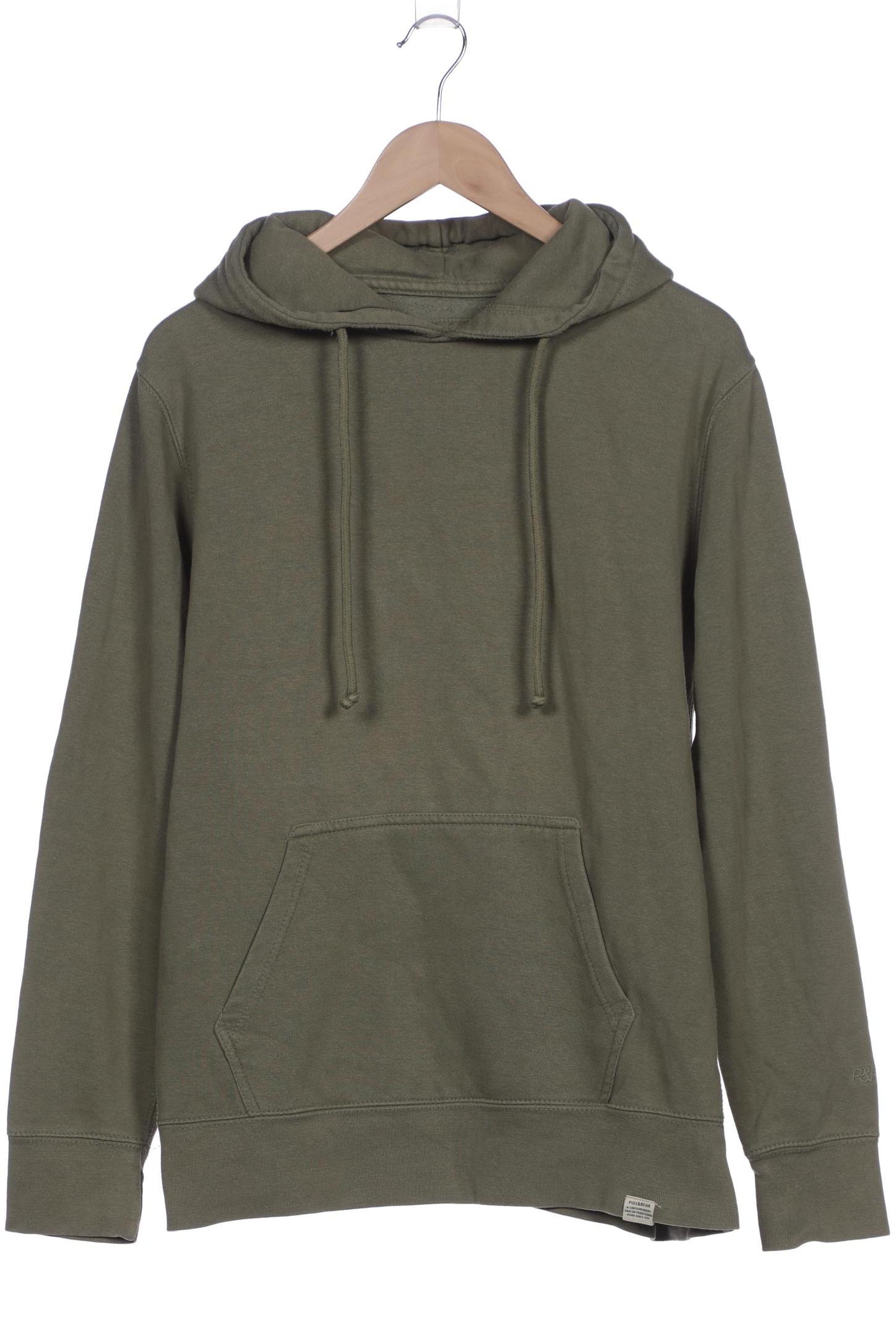 

Pull & Bear Herren Kapuzenpullover, grün, Gr. 48