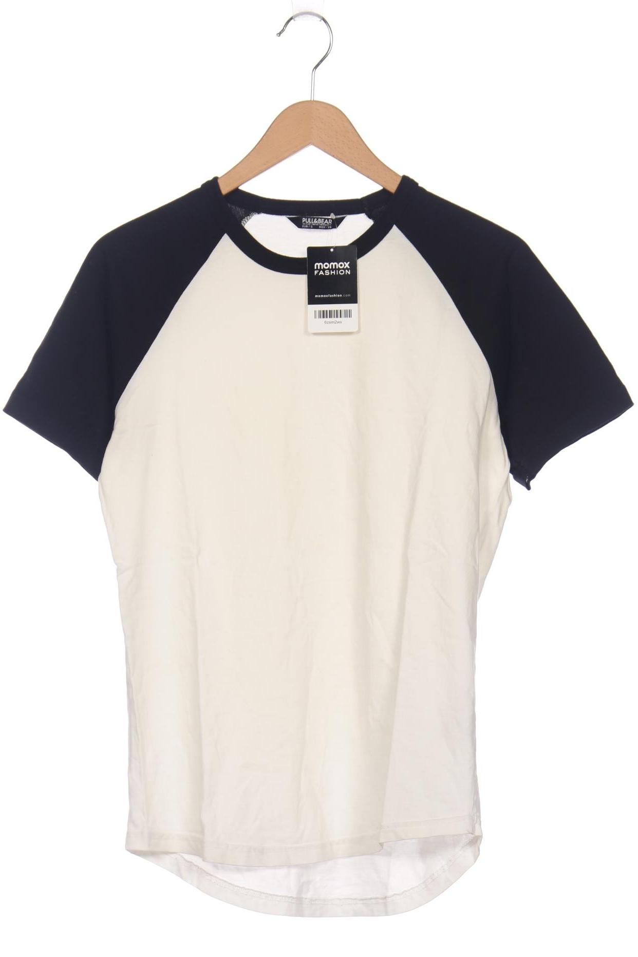 Thumbnail - Pull &amp; Bear Herren T-Shirt, cremeweiß, Gr. 46