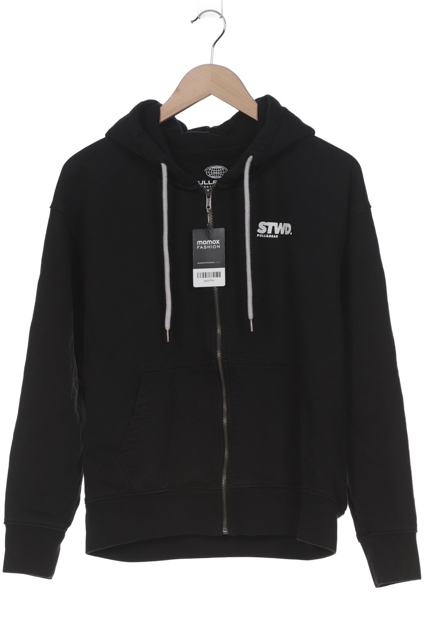 

Pull & Bear Herren Kapuzenpullover, schwarz, Gr. 46