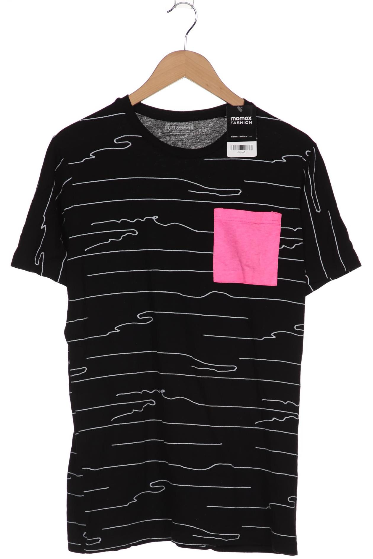 

Pull & Bear Herren T-Shirt, schwarz