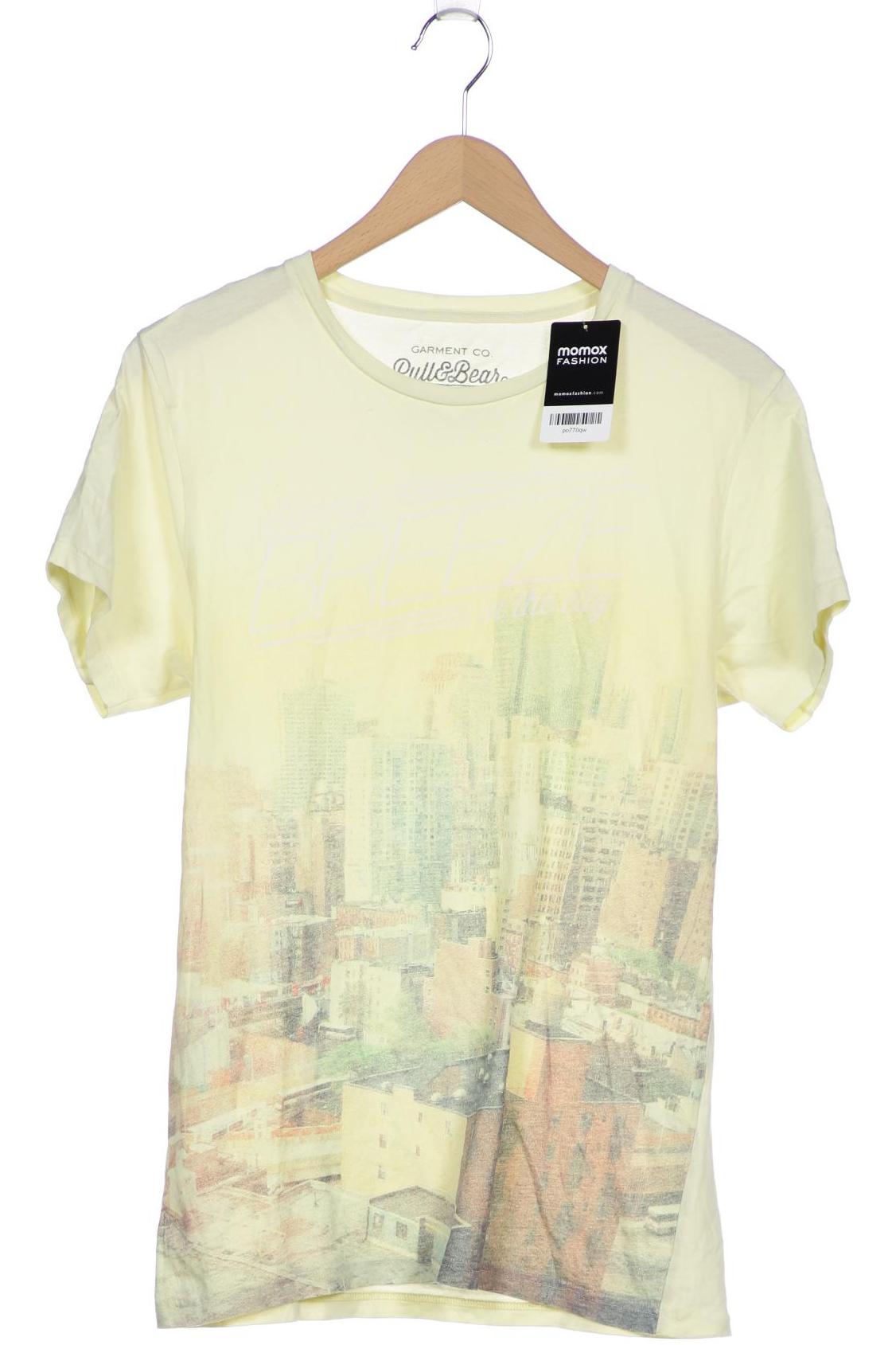 

Pull & Bear Herren T-Shirt, gelb, Gr. 48