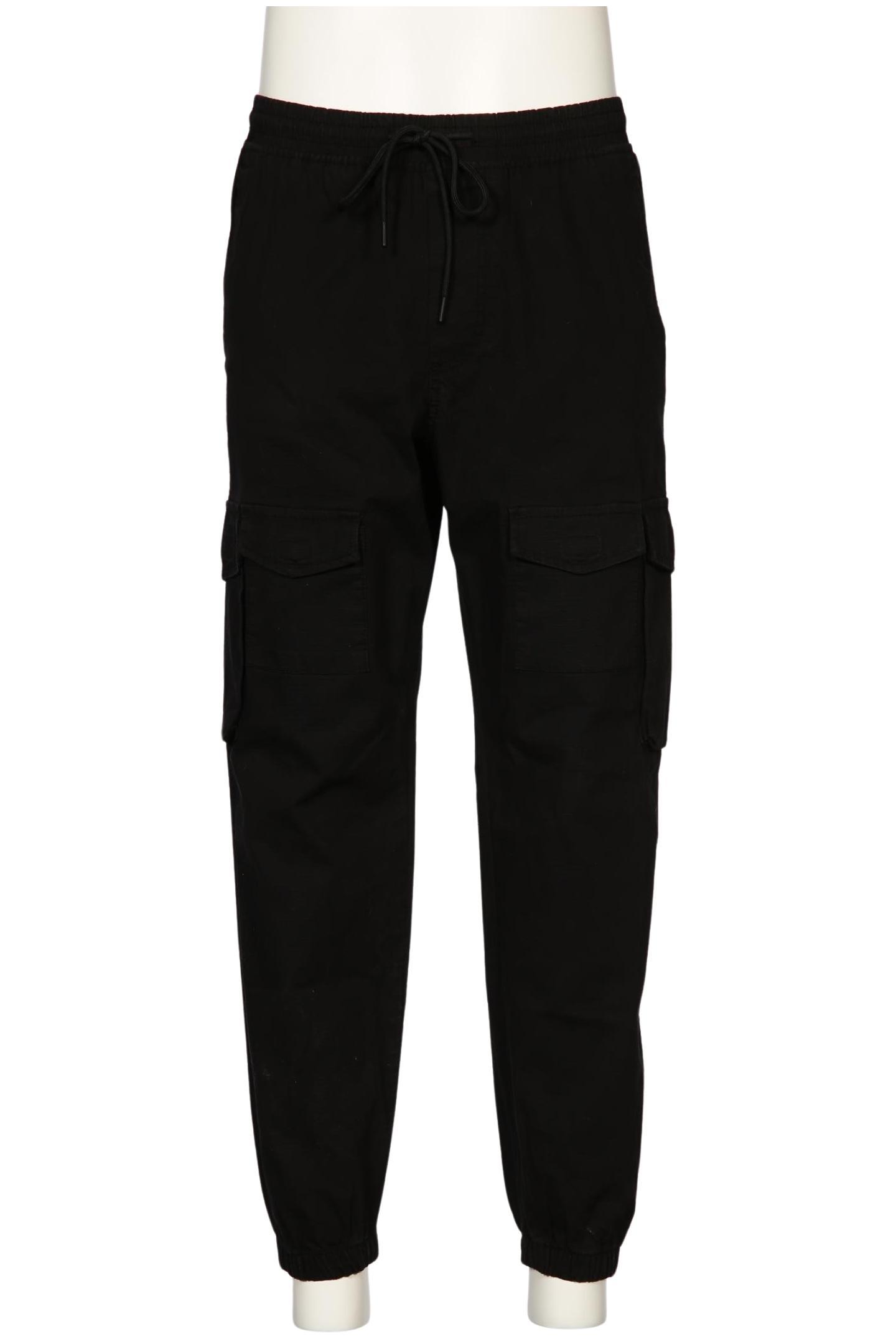 

Pull & Bear Herren Stoffhose, schwarz, Gr. 0