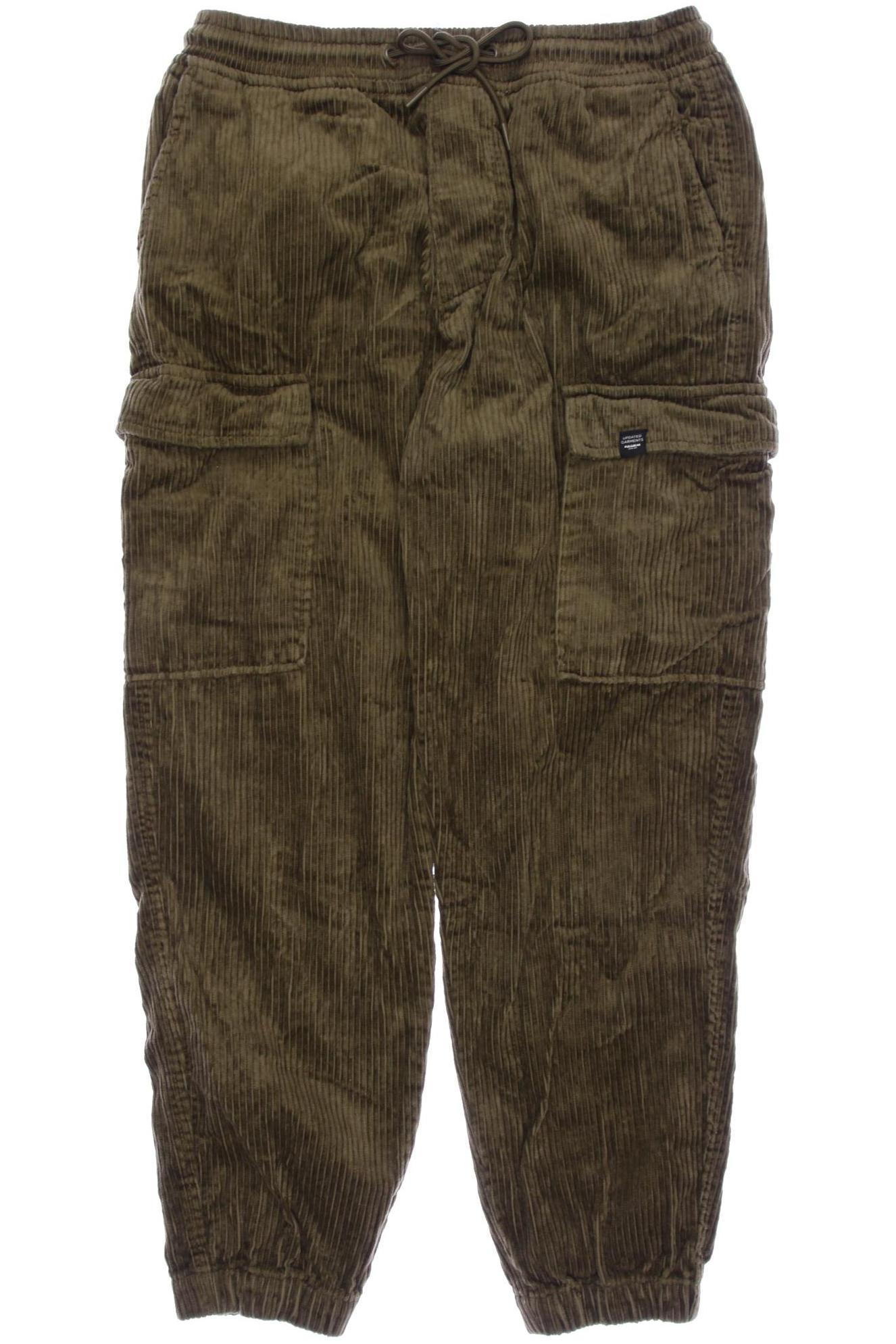 

Pull & Bear Herren Stoffhose, grün, Gr. 0