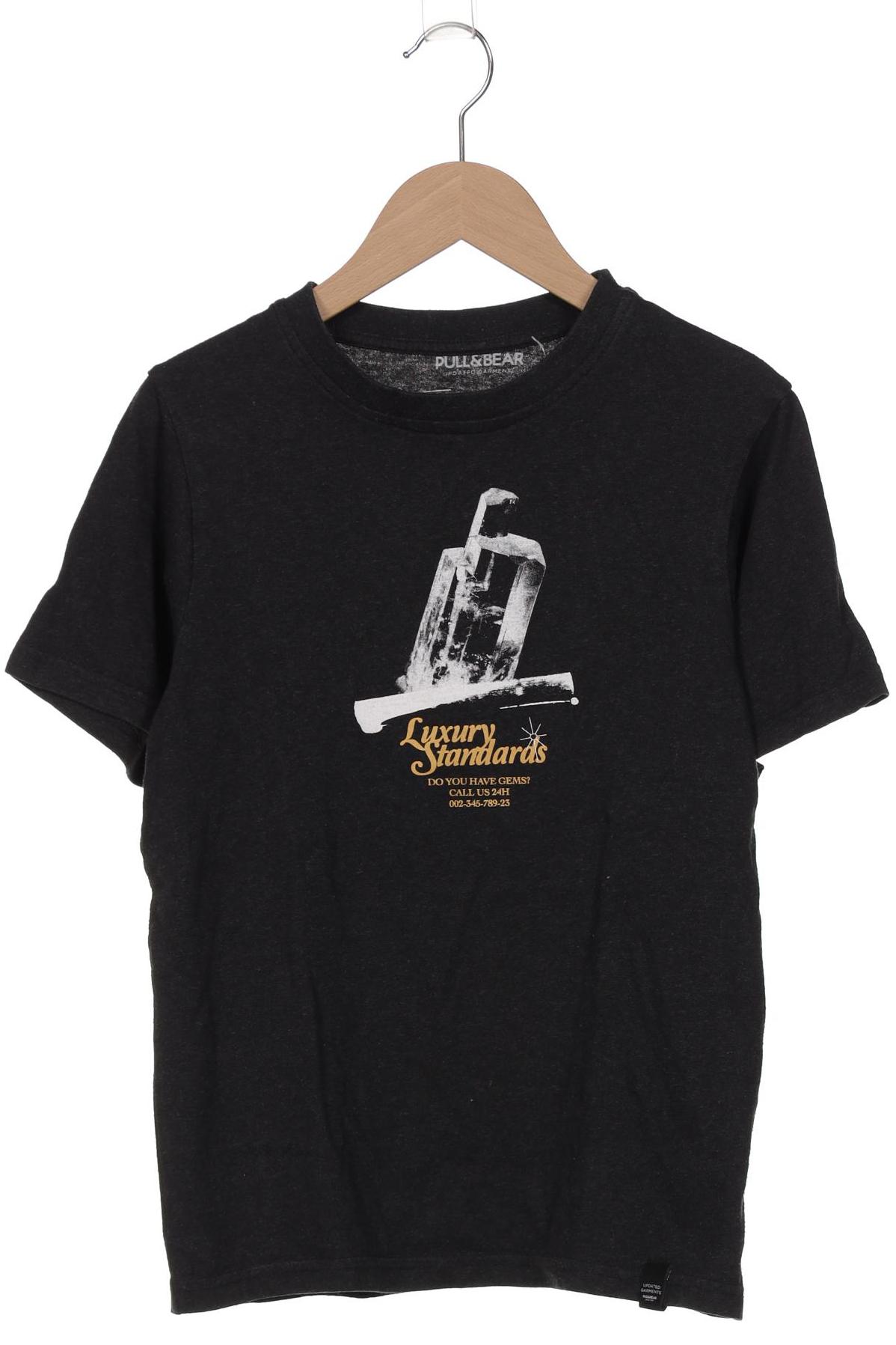 

Pull & Bear Herren T-Shirt, schwarz, Gr. 42