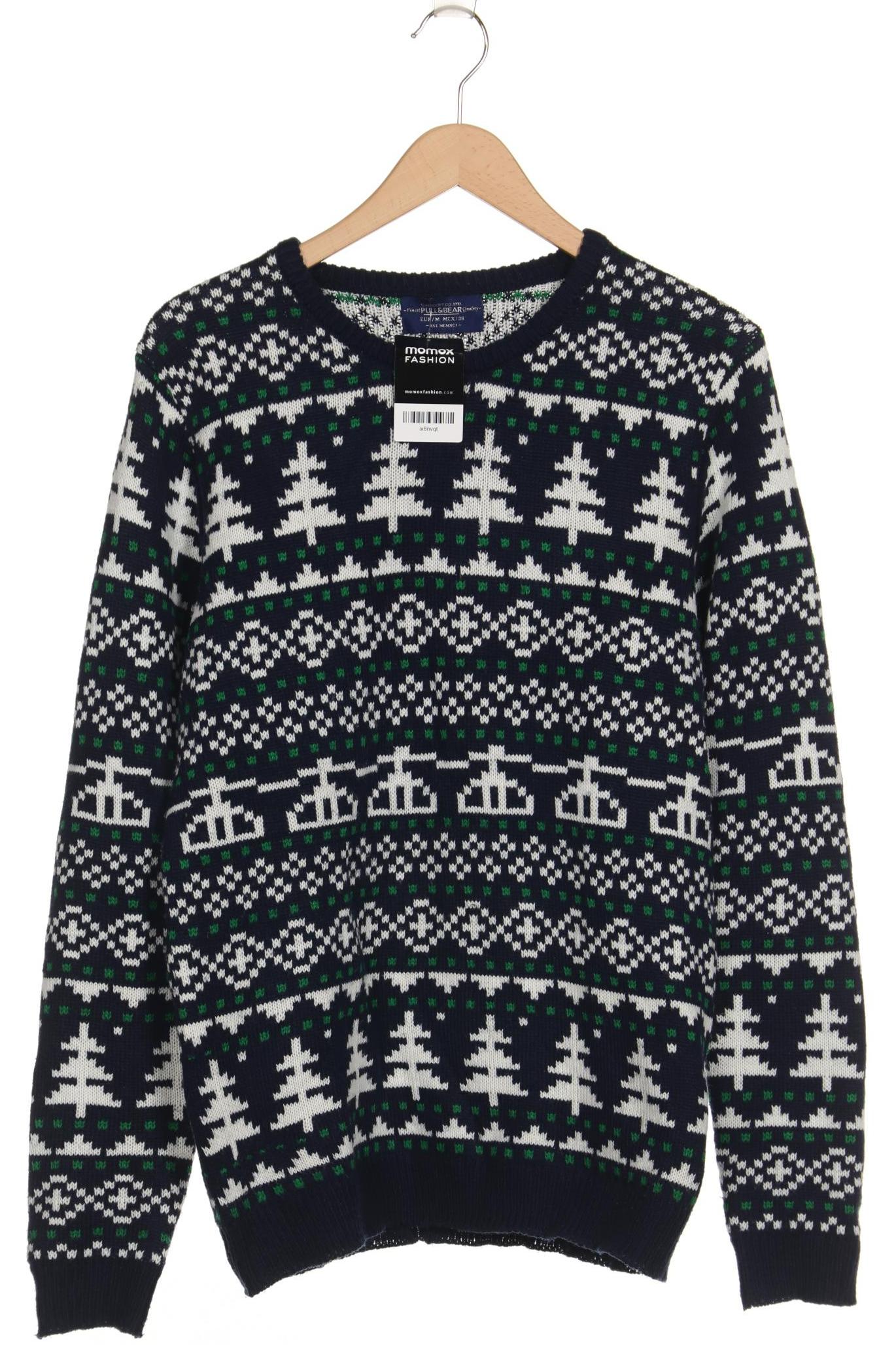 

Pull & Bear Herren Pullover, marineblau, Gr. 48