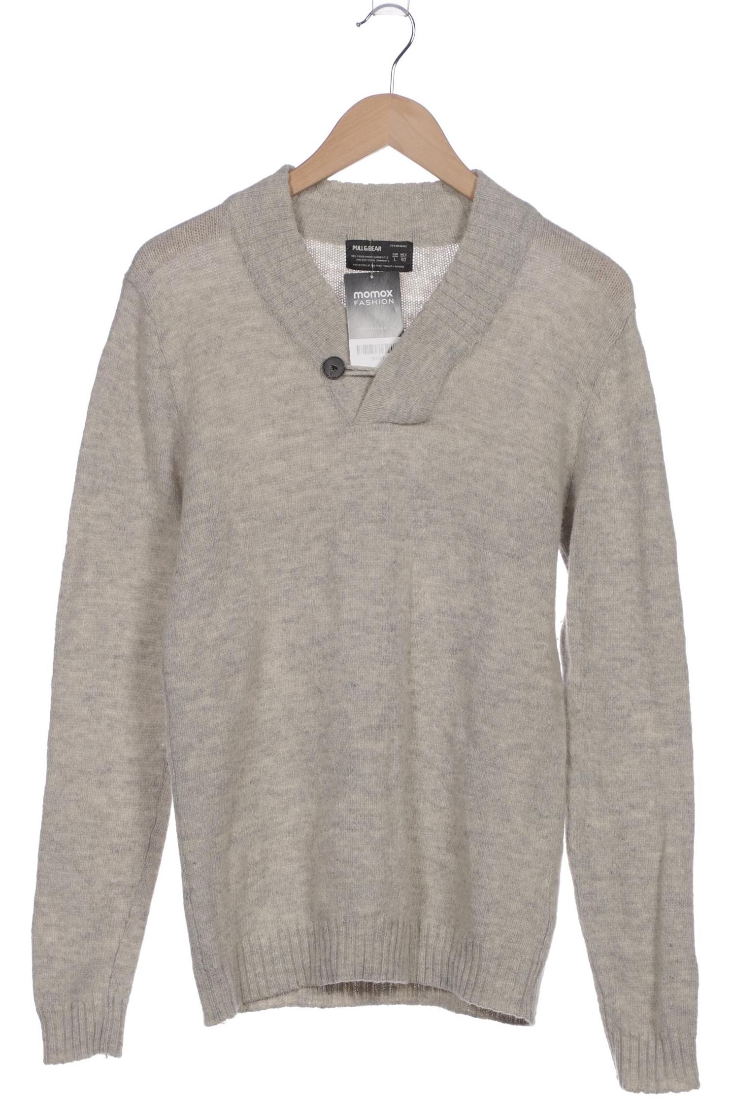 

Pull & Bear Herren Pullover, grau, Gr. 52