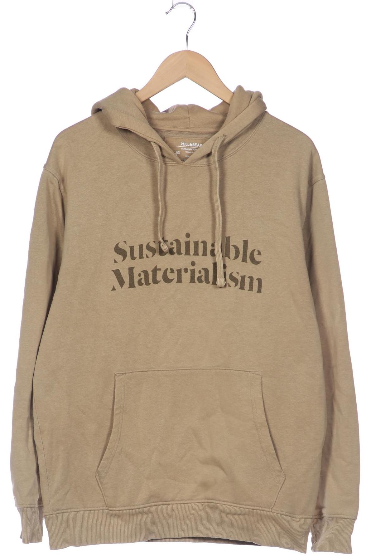 

Pull & Bear Herren Kapuzenpullover, beige, Gr. 52