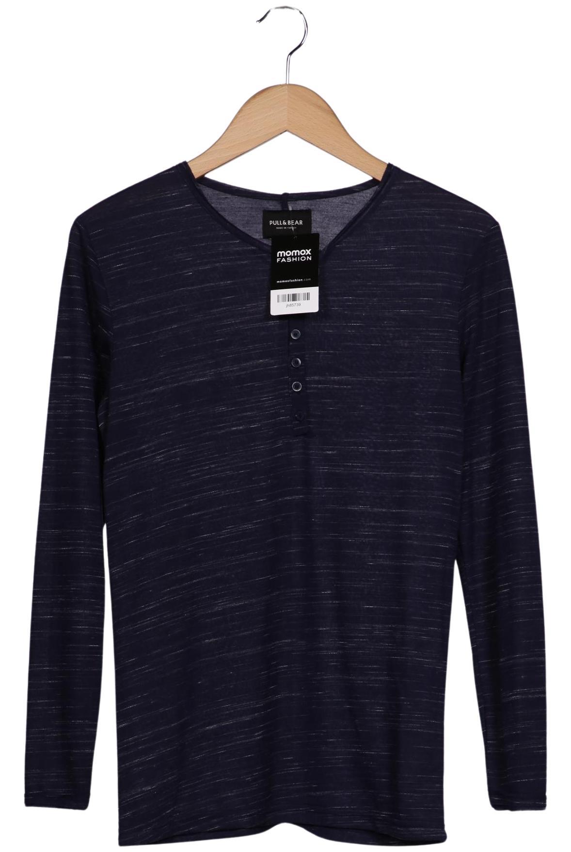 

Pull & Bear Herren Langarmshirt, marineblau, Gr. 44