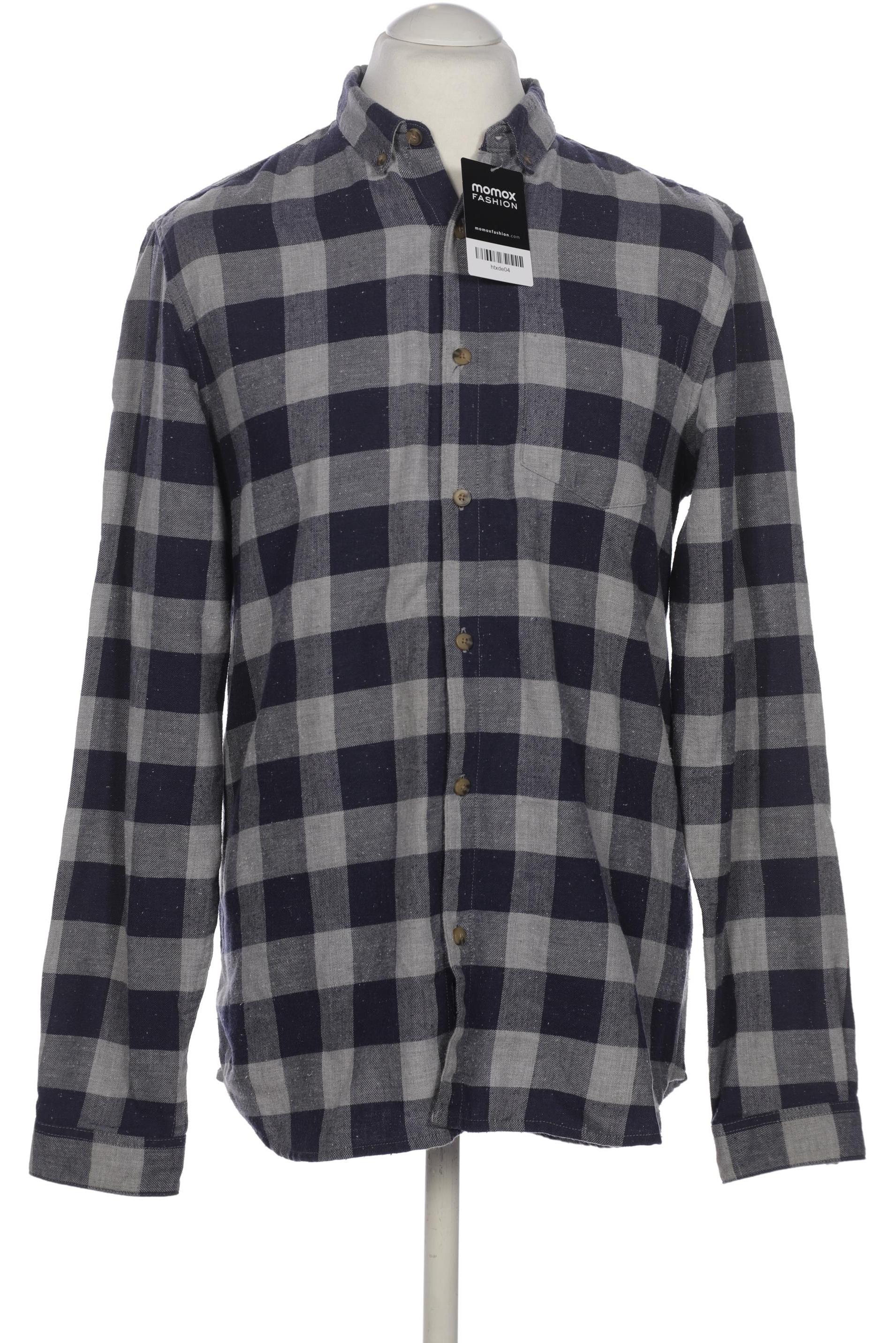 

Pull & Bear Herren Hemd, marineblau, Gr. 48