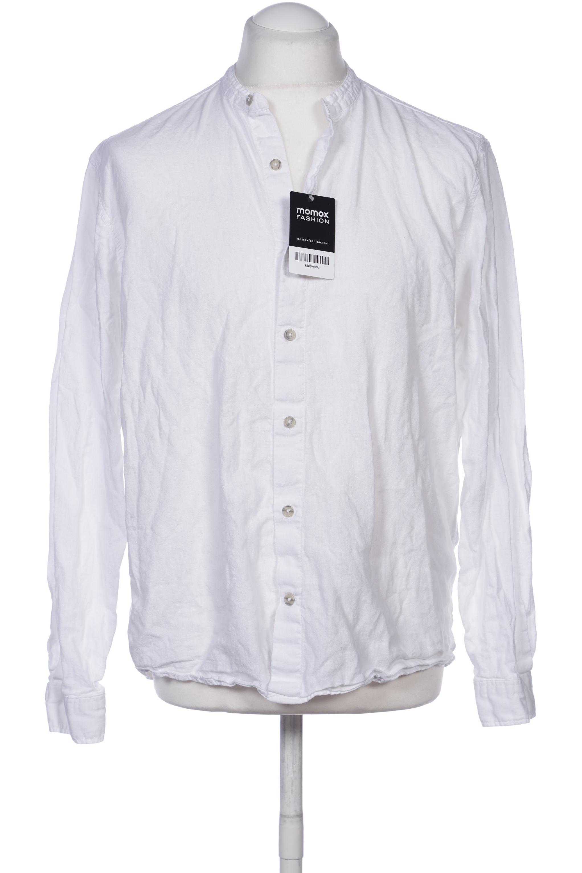 

Pull & Bear Herren Hemd, weiß, Gr. 52