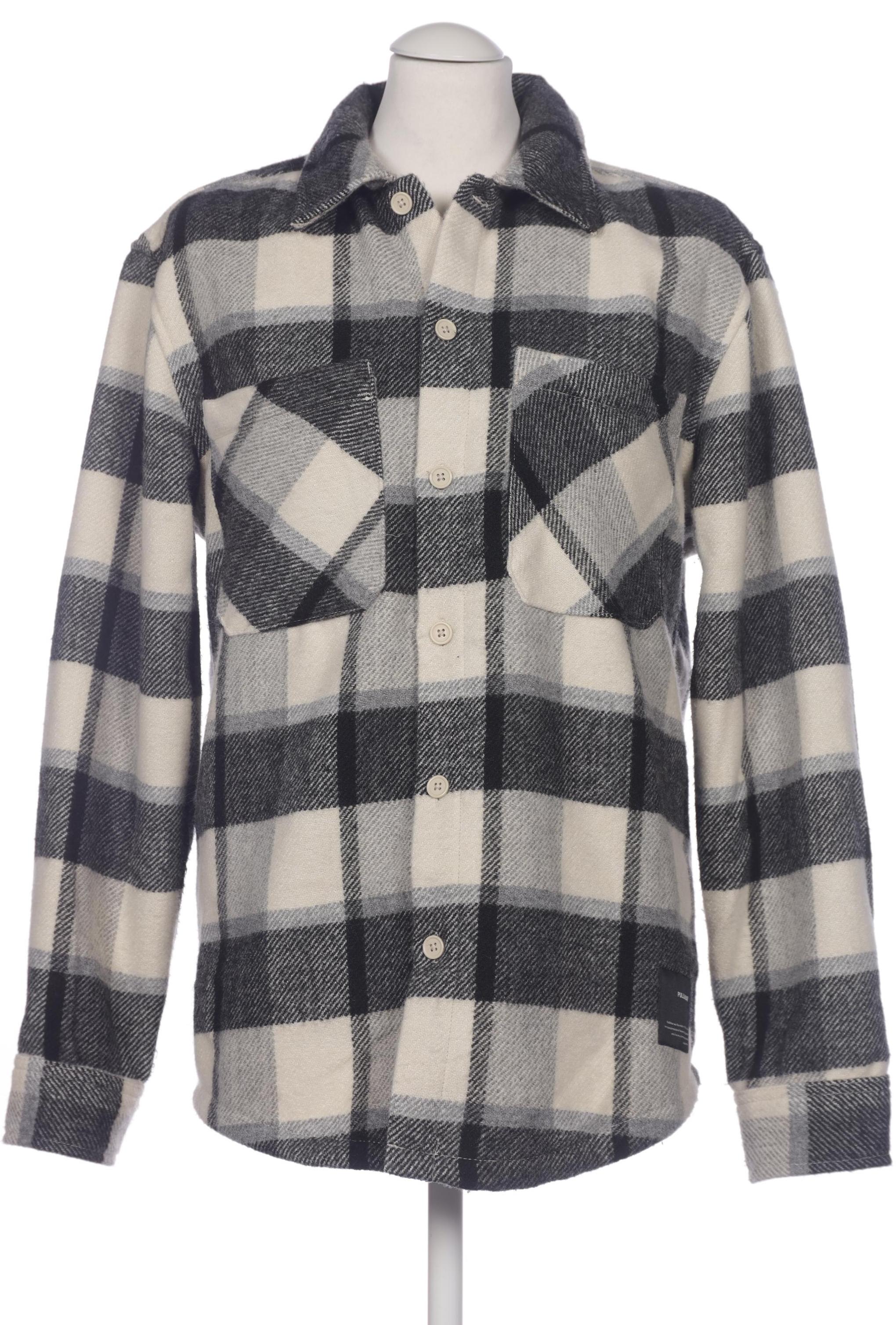 

Pull & Bear Herren Hemd, beige, Gr. 48