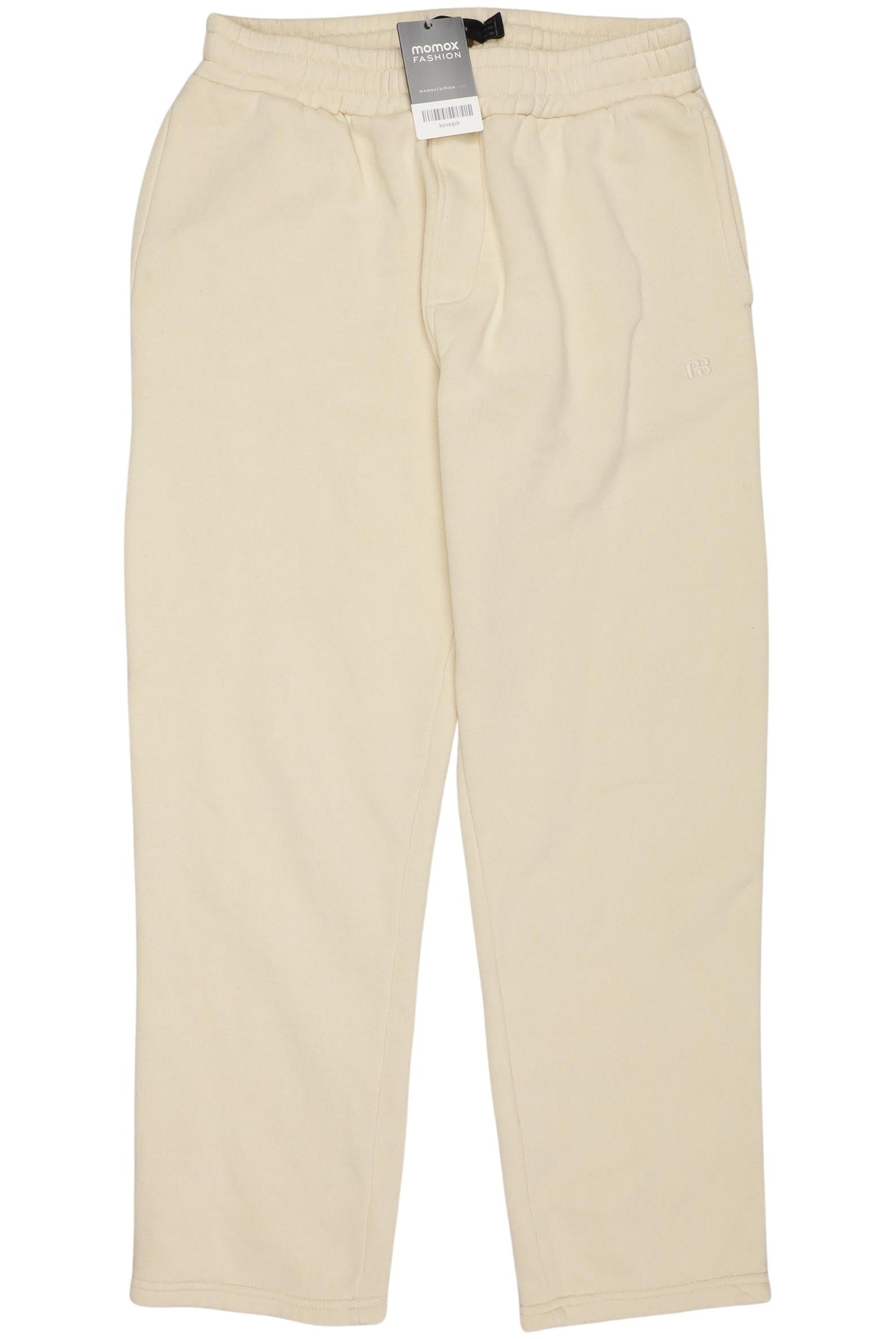 Thumbnail - Pull &amp; Bear Herren Stoffhose, cremeweiß, Gr. 0
