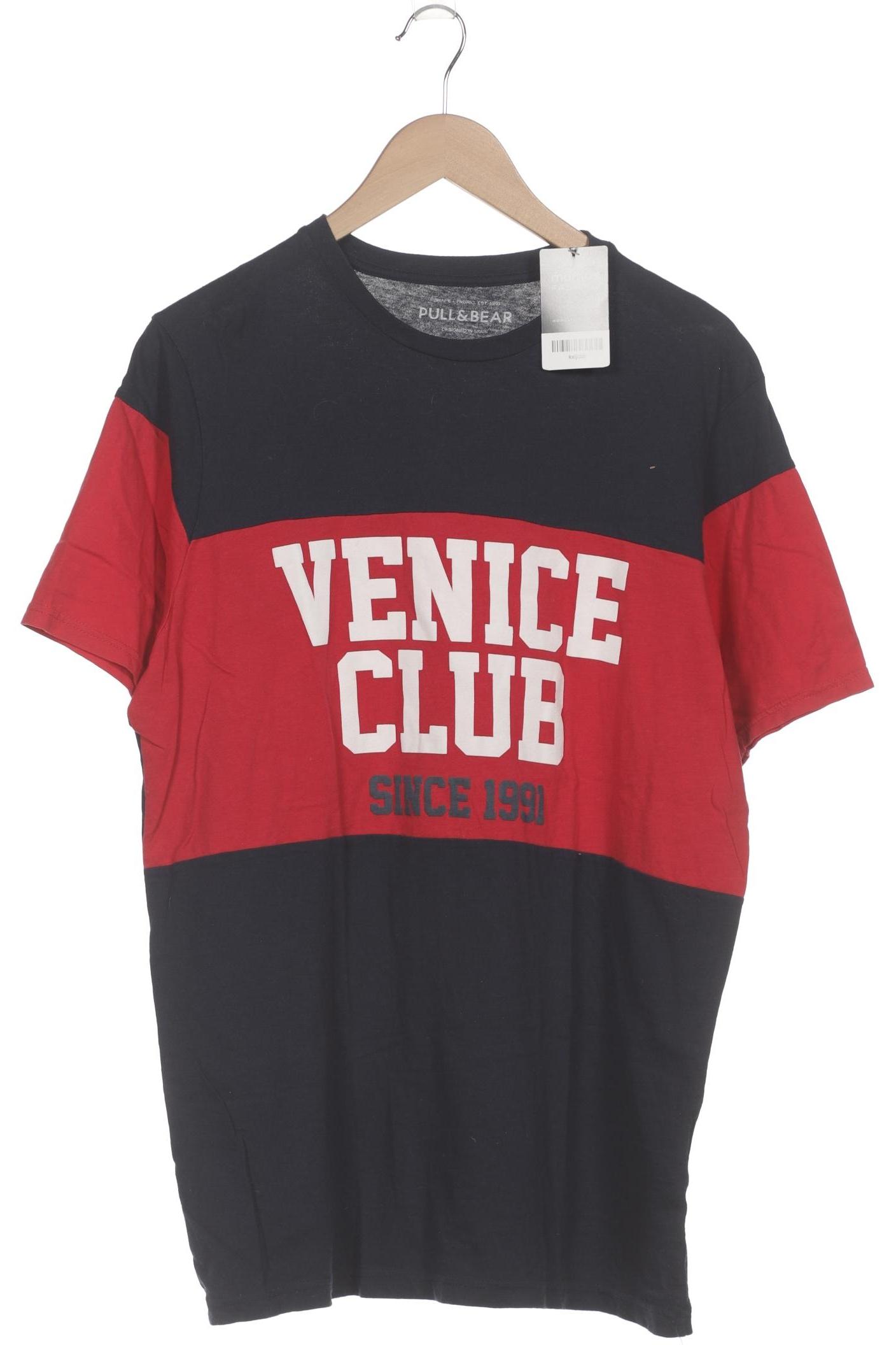 

Pull & Bear Herren T-Shirt, marineblau, Gr. 52