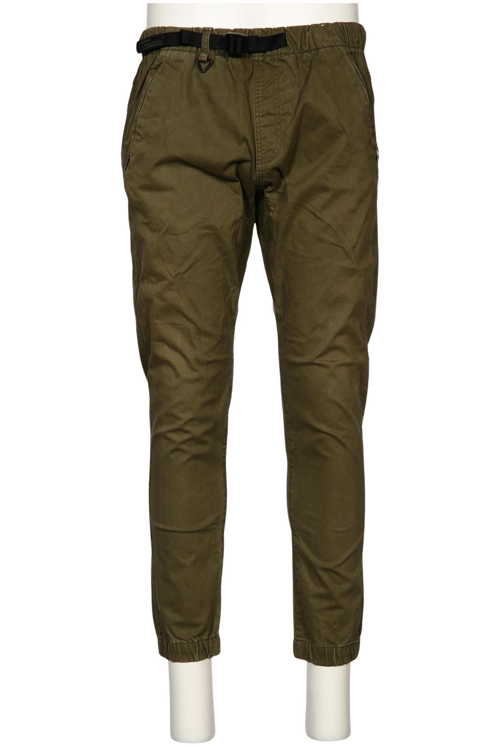 

Pull & Bear Herren Stoffhose, grün, Gr. 0