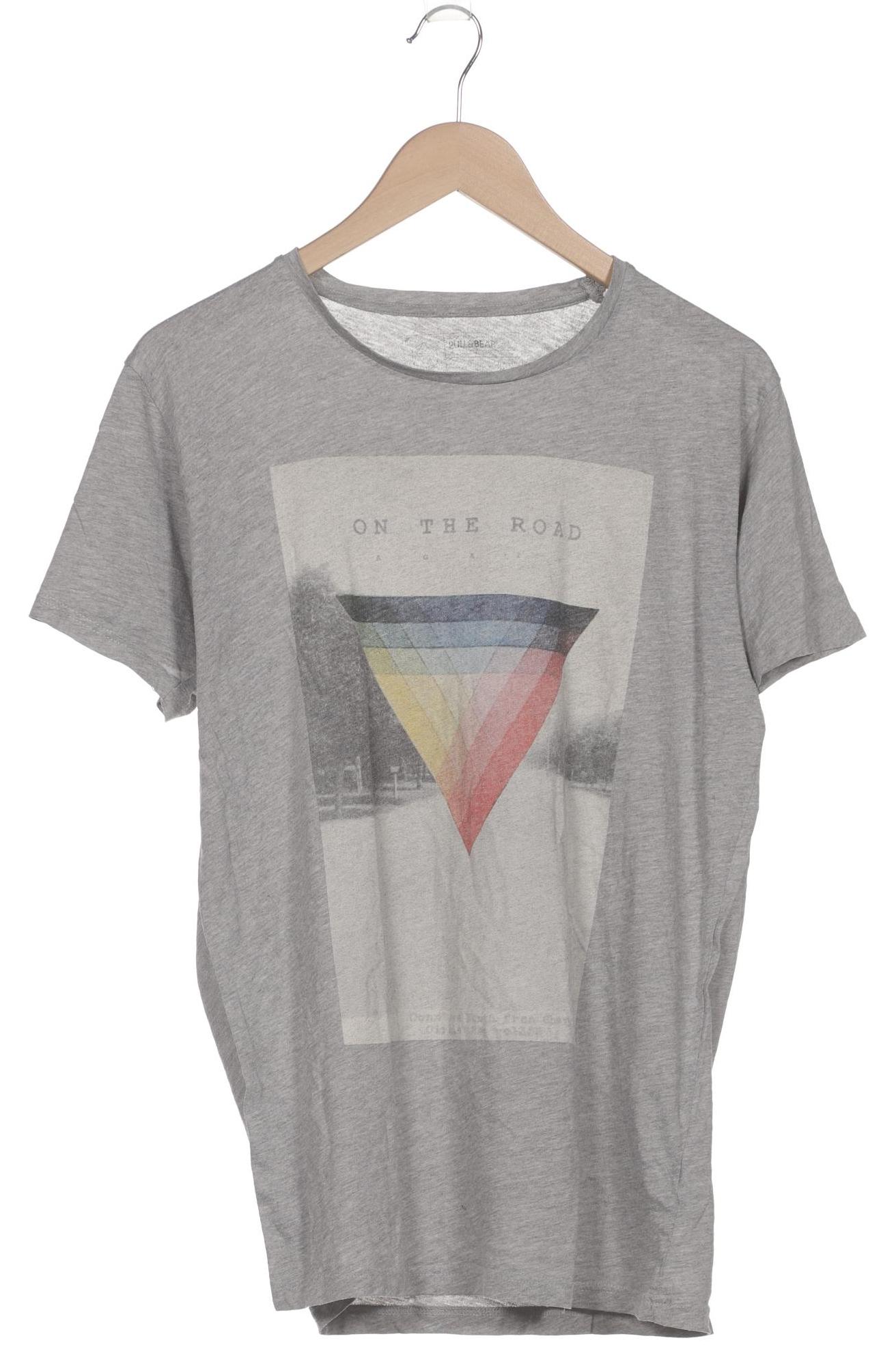 

Pull & Bear Herren T-Shirt, grau, Gr. 48