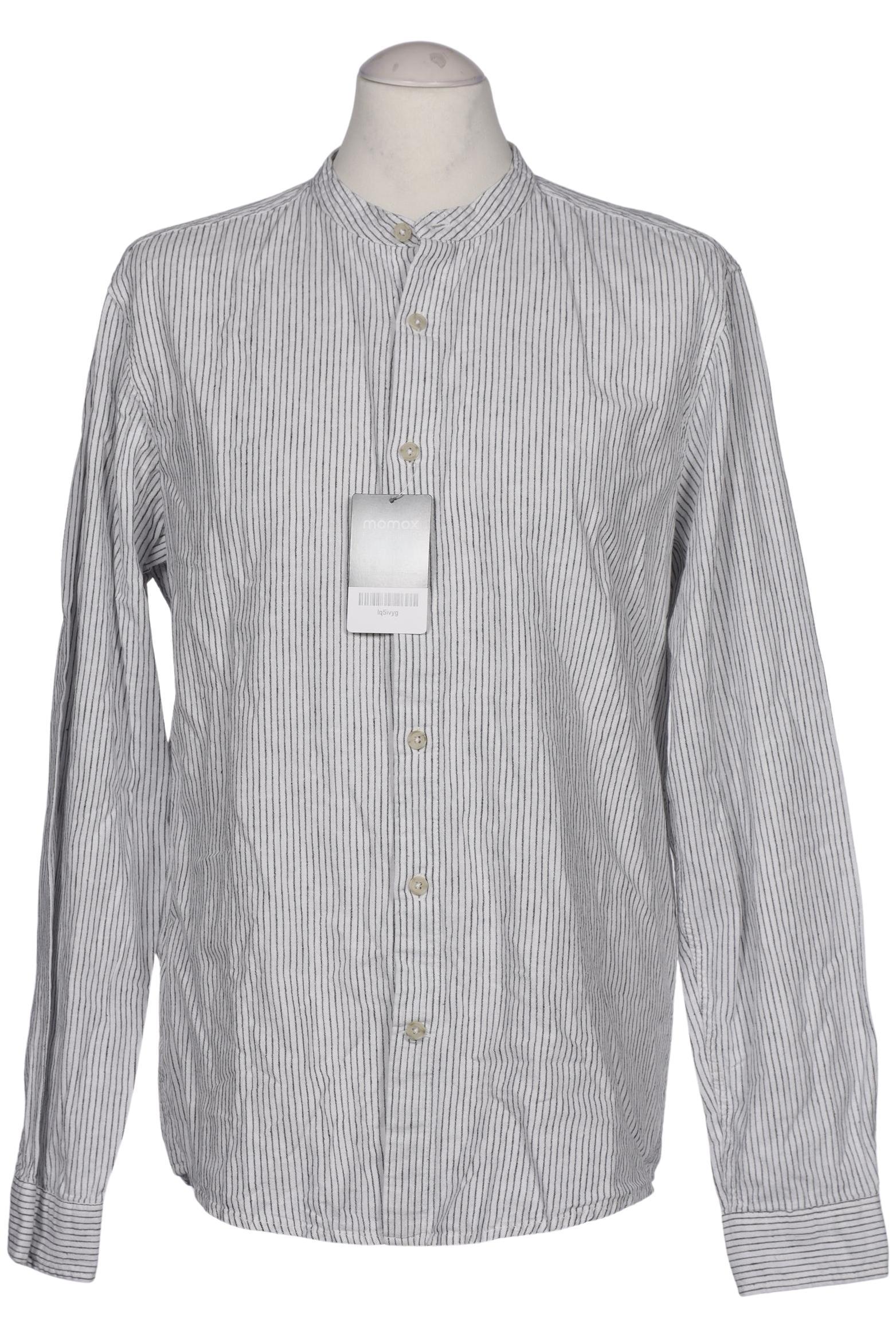 

Pull & Bear Herren Hemd, weiß, Gr. 52