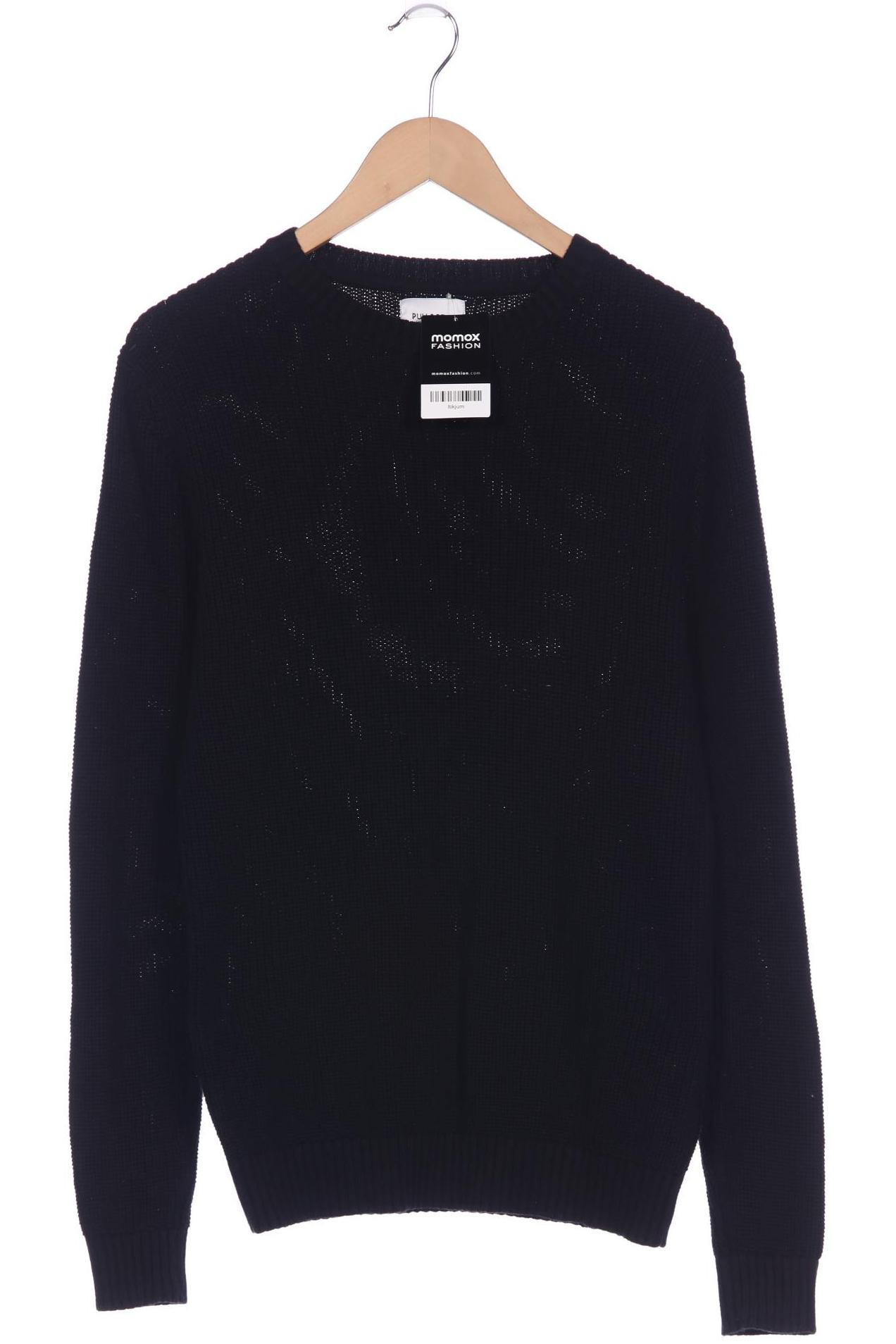 

Pull & Bear Herren Pullover, schwarz, Gr. 46