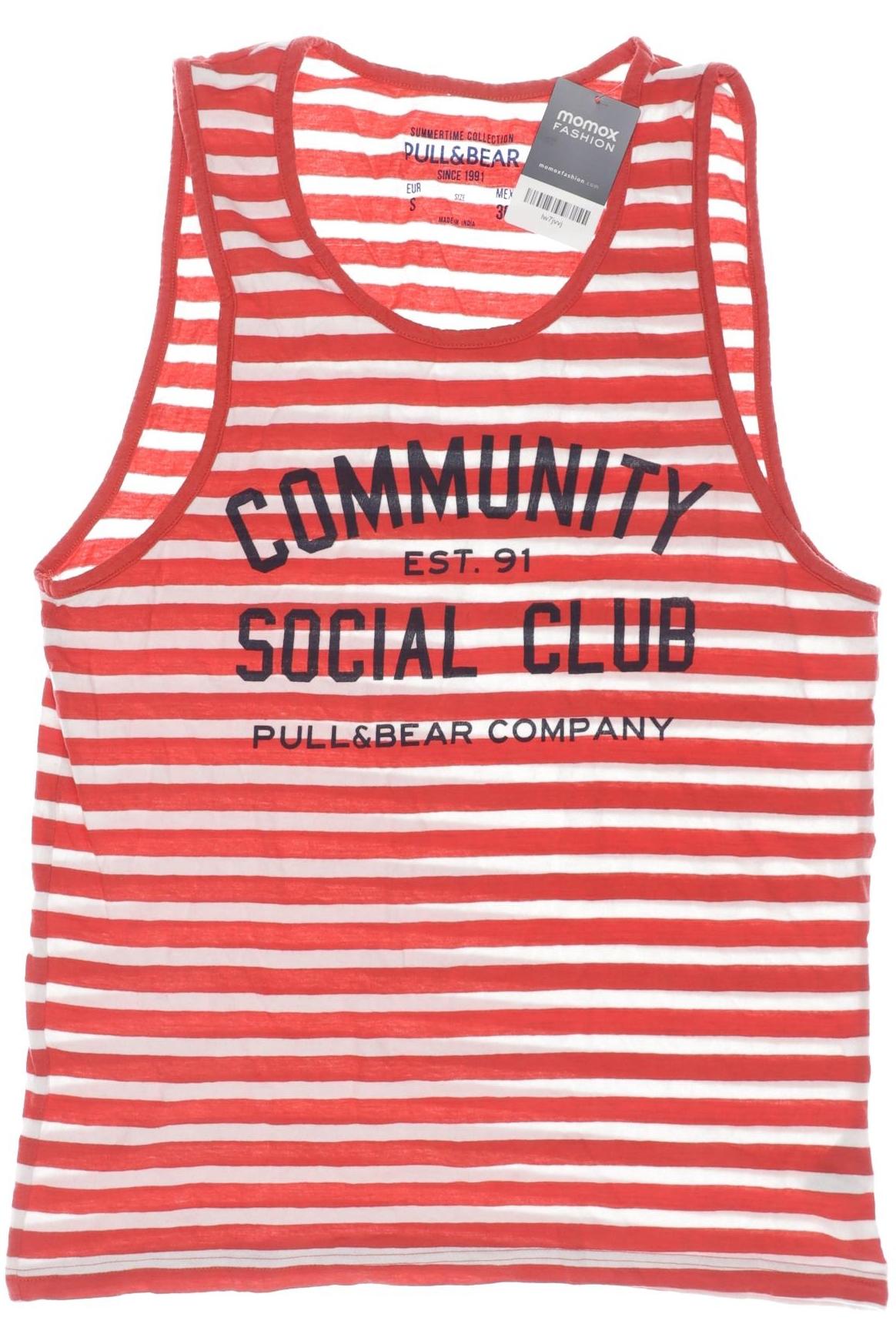 

Pull & Bear Herren T-Shirt, rot, Gr. 46