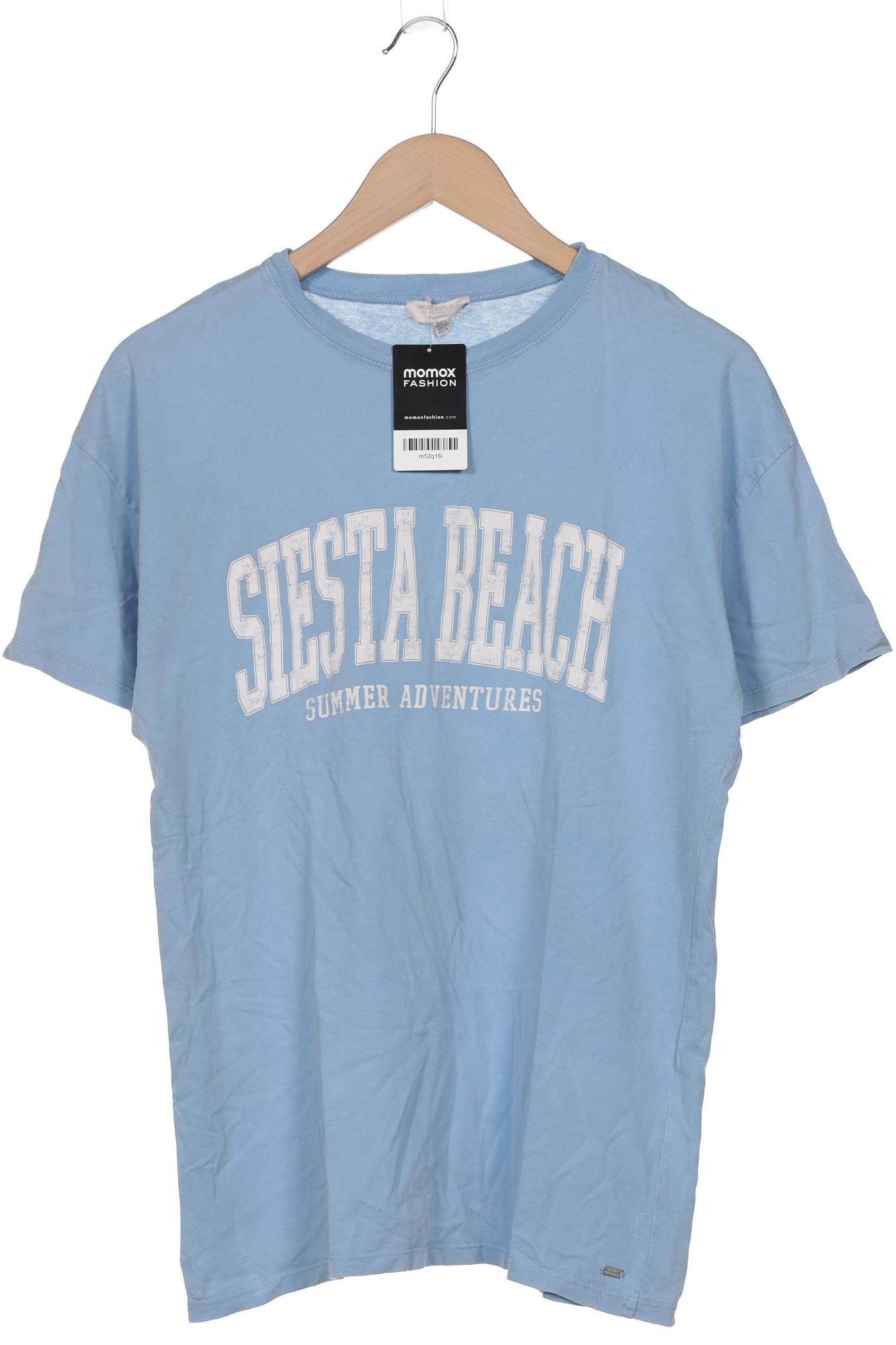 

Pull & Bear Herren T-Shirt, hellblau, Gr. 46