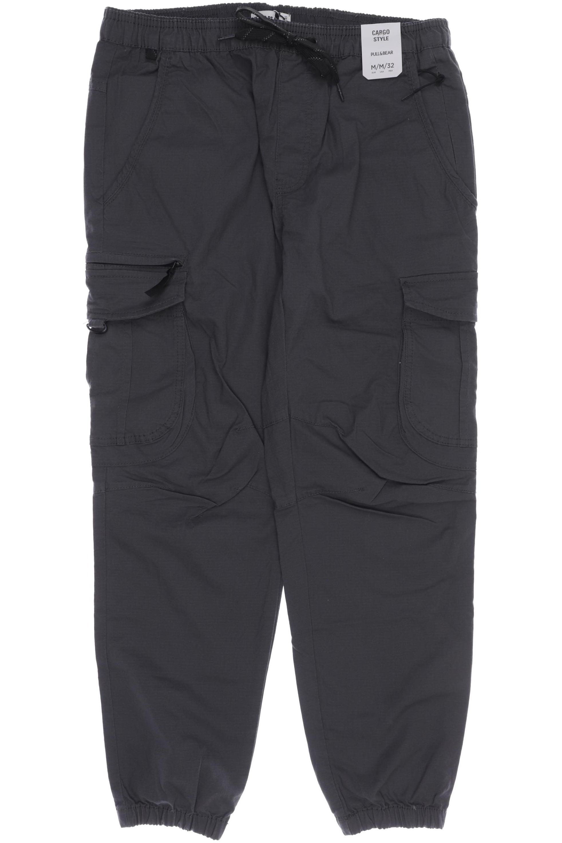 

Pull & Bear Herren Stoffhose, grau, Gr. 0