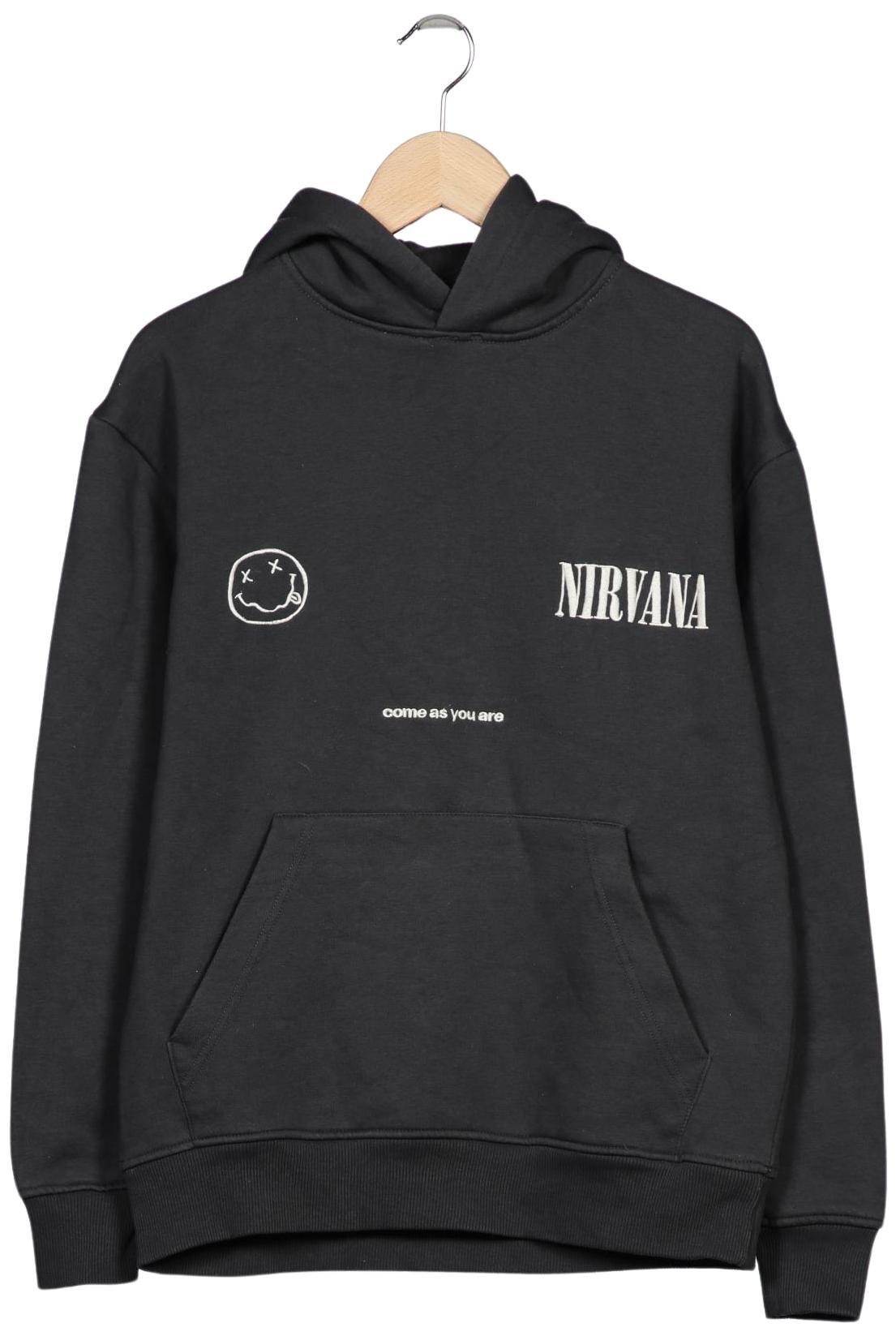 

Pull & Bear Herren Kapuzenpullover, grau, Gr. 46